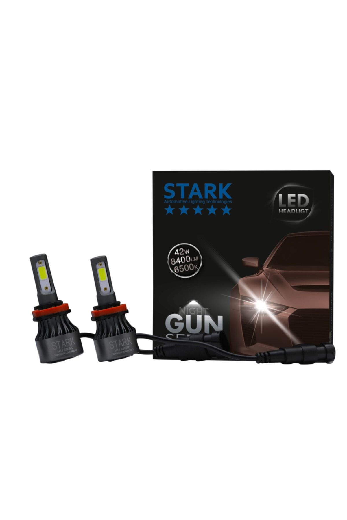 stark led xenon h11 night gun pro canbus 8400 lumen 6500 kelvin fiyati yorumlari trendyol