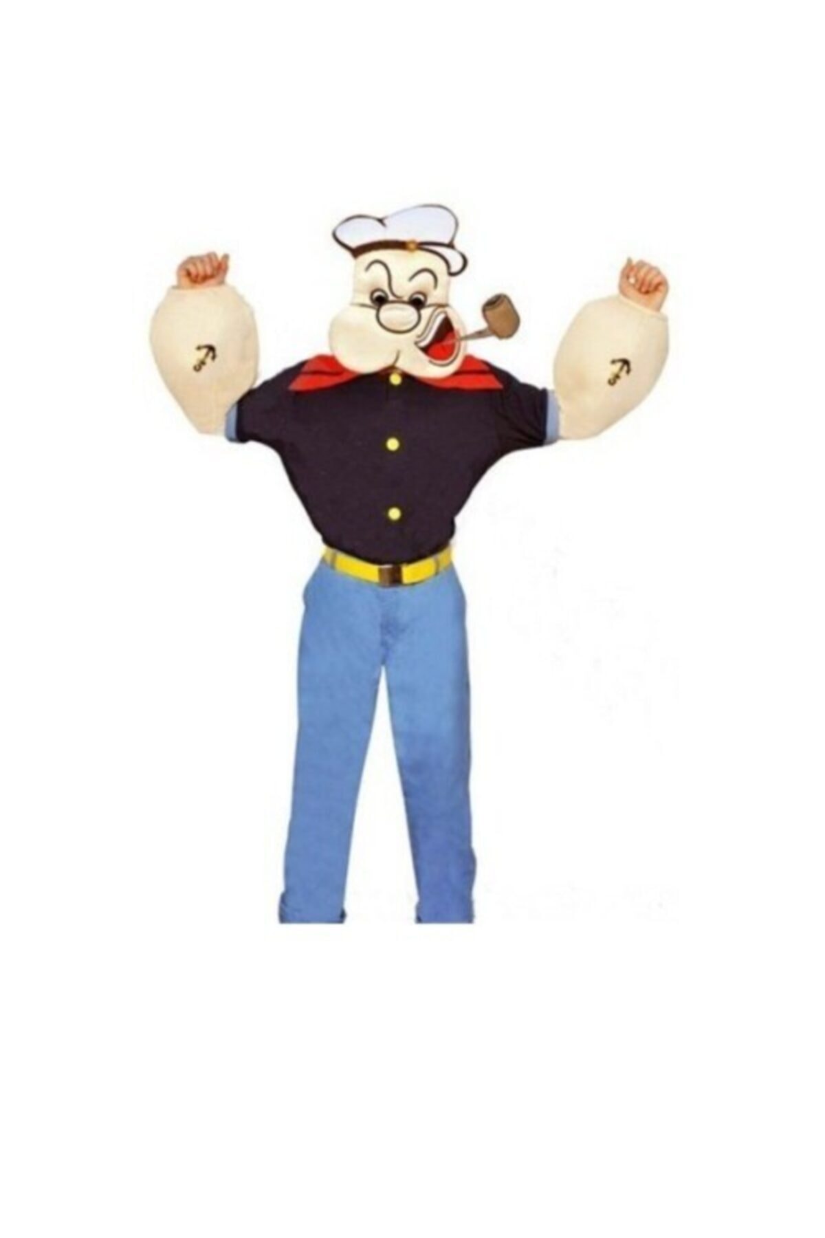 Kostüm Sarayı Erkek Siyah Yetişkin Temel Reis Kostümü