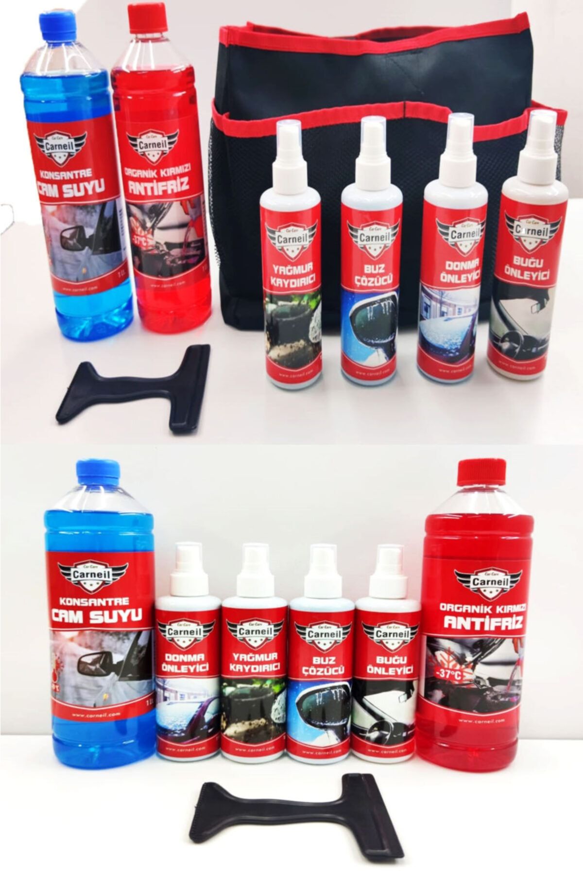 Carneil Don Buz Ve Motor Koruma Araç Bakım Kışlık 8'li Gold Set Ns443