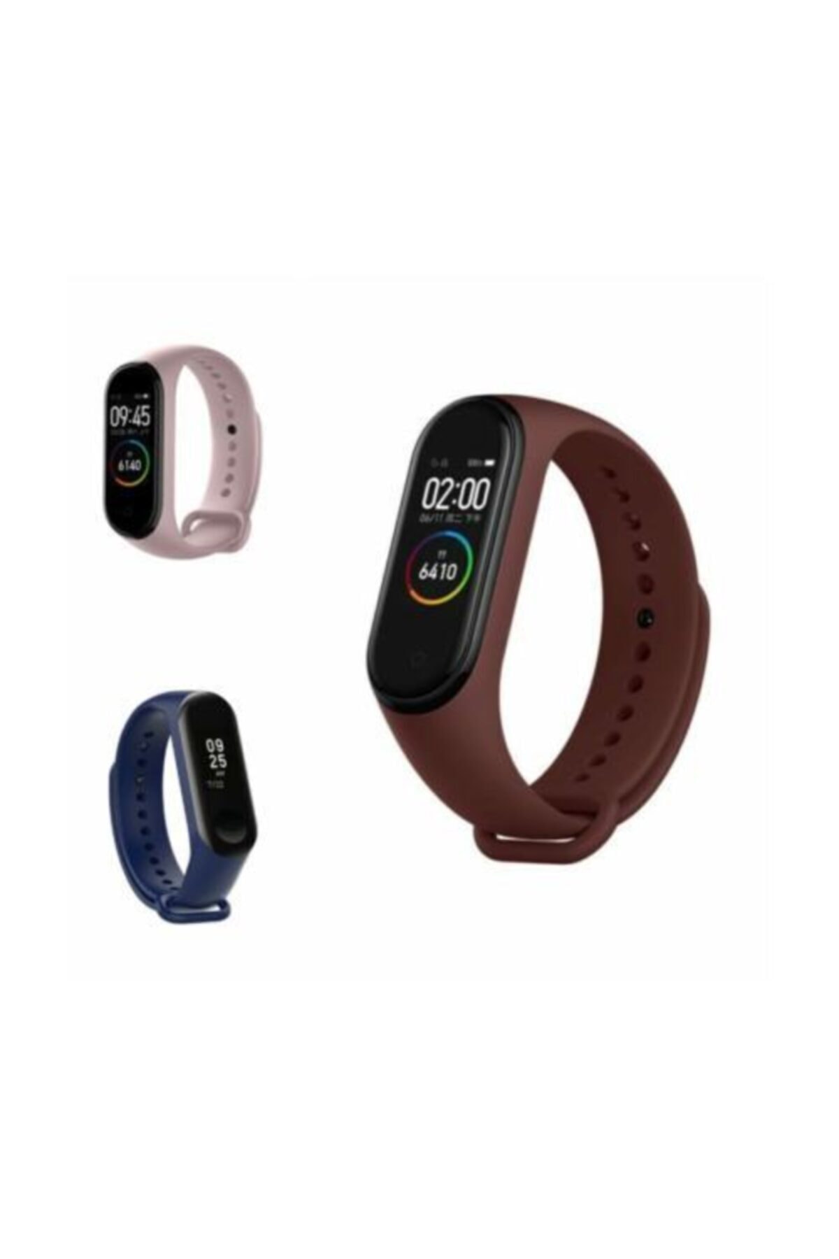 BlitzPower Xiaomi Mi Band 4 Kayış 3'lü Kombin + 1 Adet Nano Ekran Koruyucu + 2 Adet Pim Bileklik Düğmesi