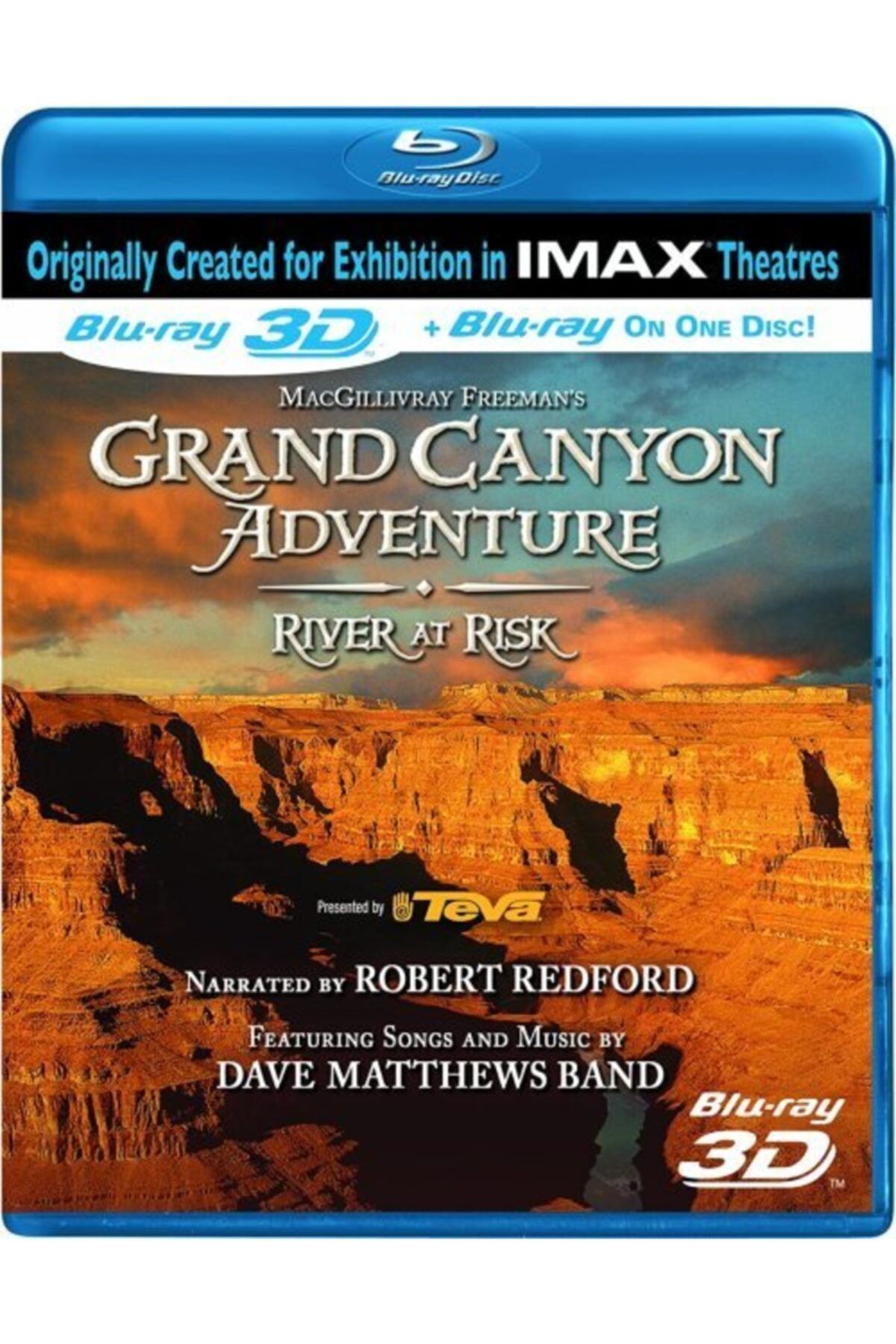 Universal Grand Canyon Adventure / River At Risk Imax / 3d Bluray Disc