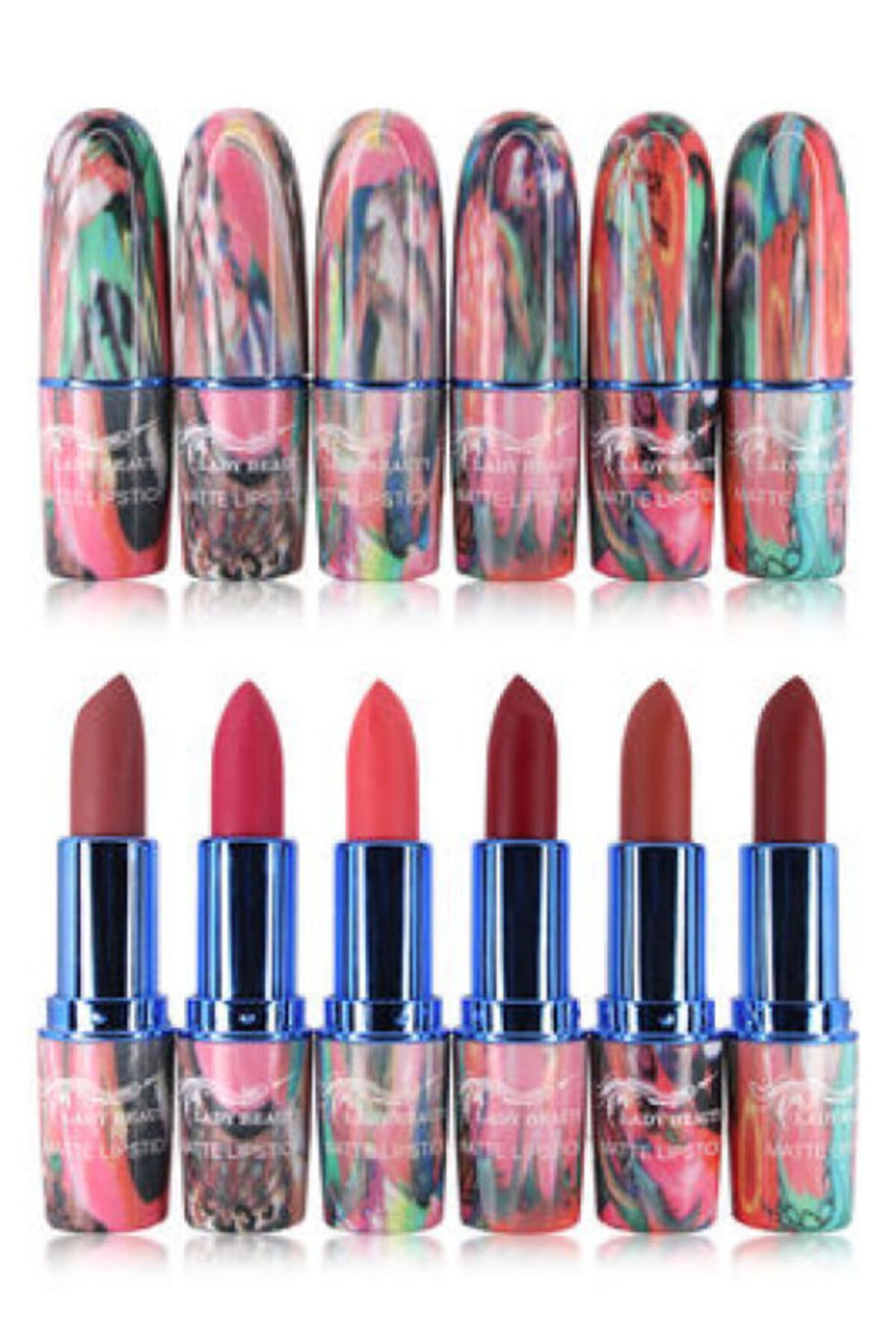 Lady Beauty Ruj Seti A Serisi Moisturizing Perfec 6lı