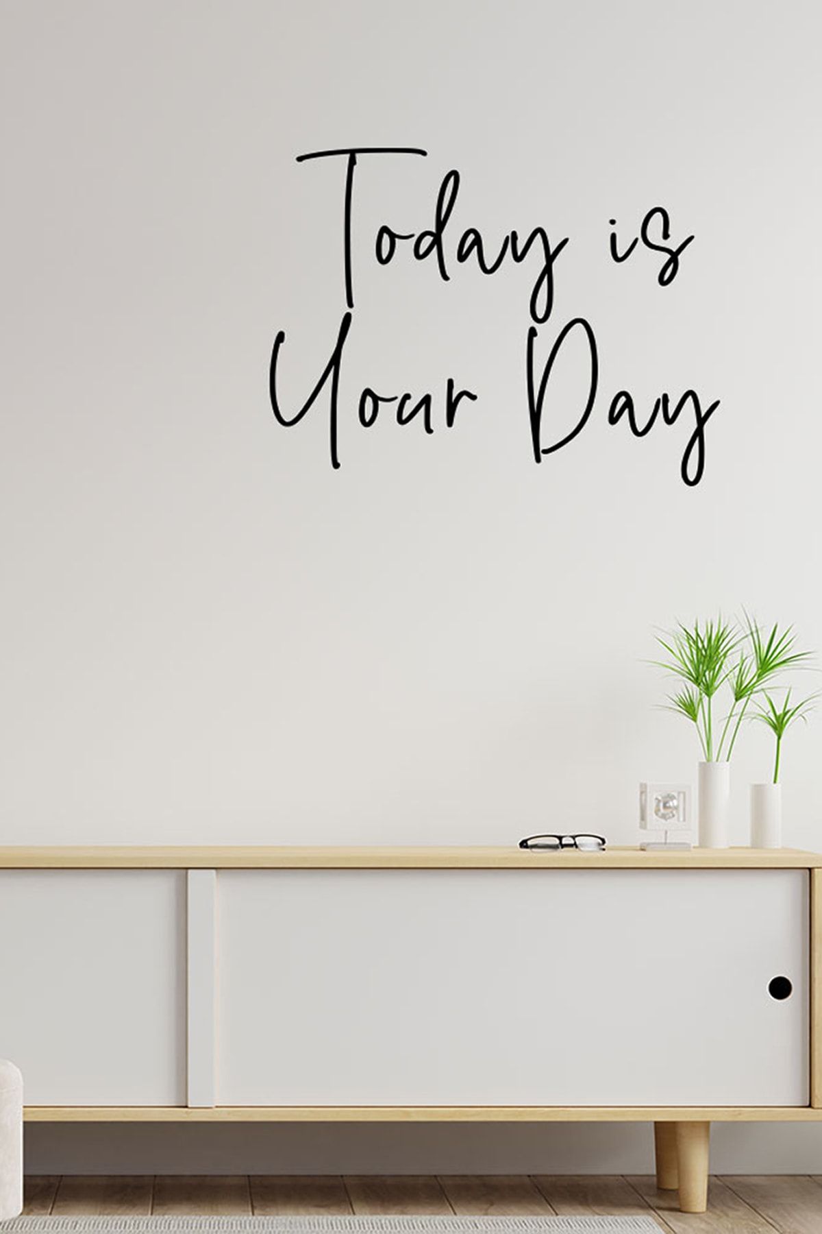 mignatis today is your day duvar yazisi sticker 60x44cm siyah fiyati yorumlari trendyol