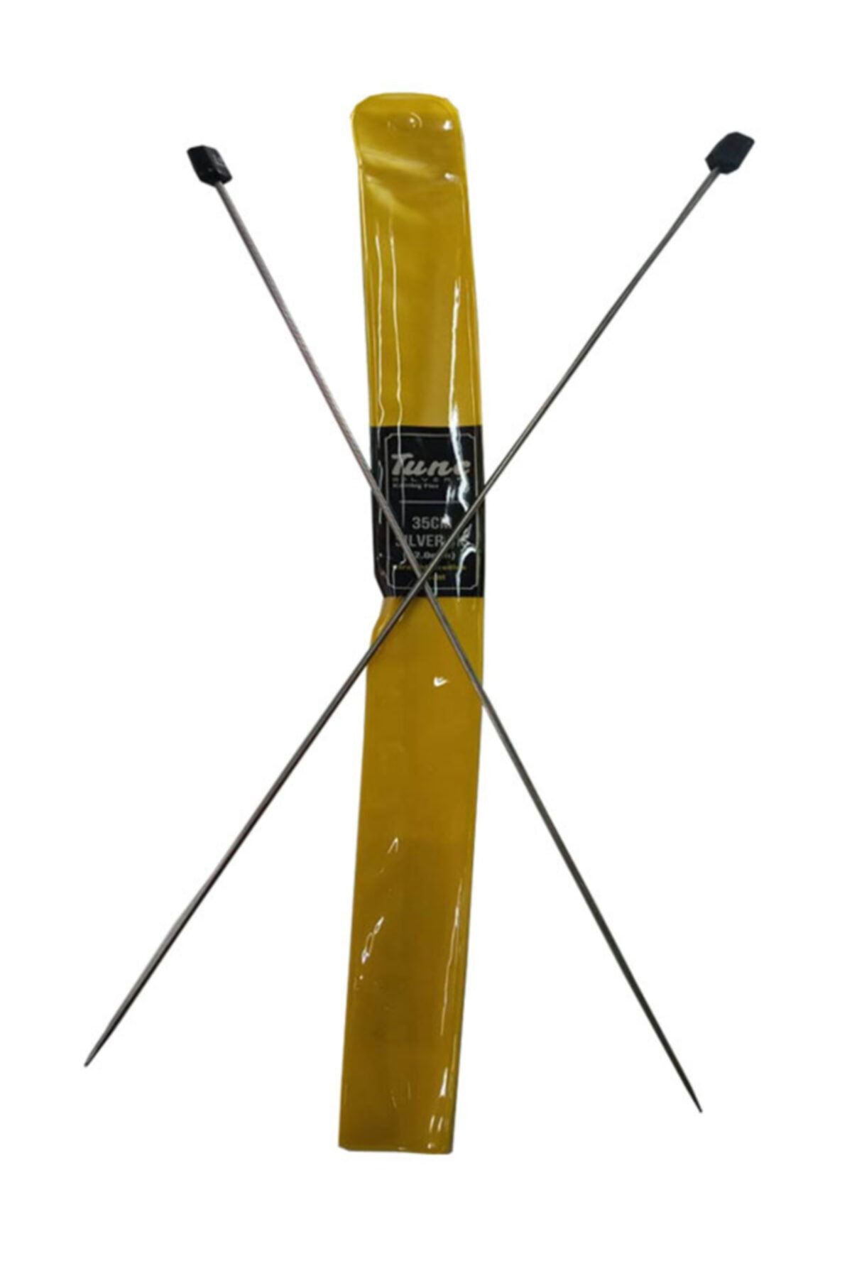 Tunç Silver No 2 Mm 35 Cm Düz Örgü Şiş