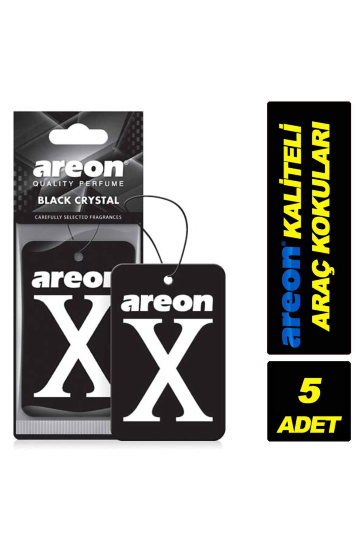 Areon X Black Crystal ''5 Adet'' 'kaliteli Araç Kokusu'