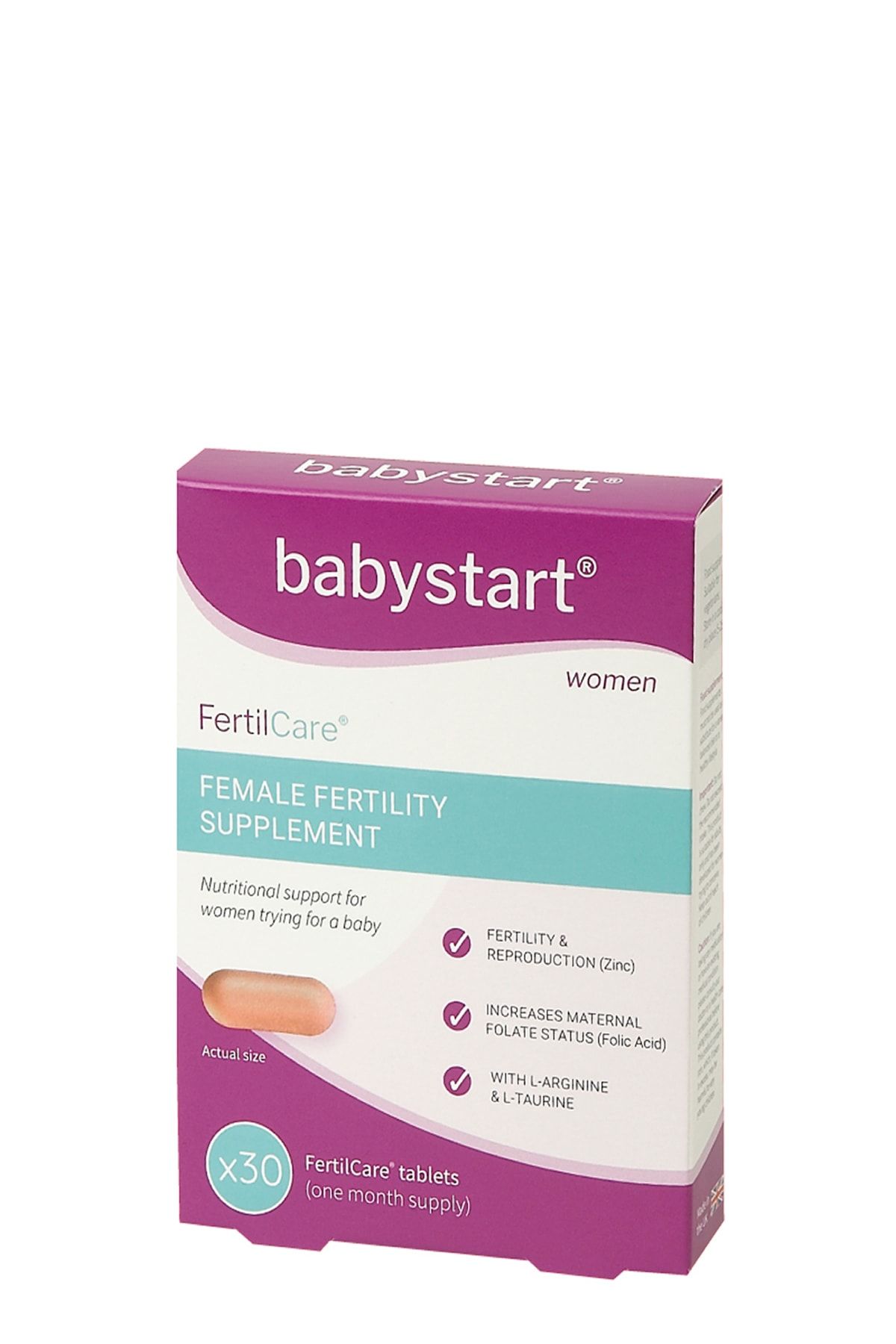 Babystart Fertilcare Kadin Icin Multivitamin 30 Tablet 1 Aylik Trendyol