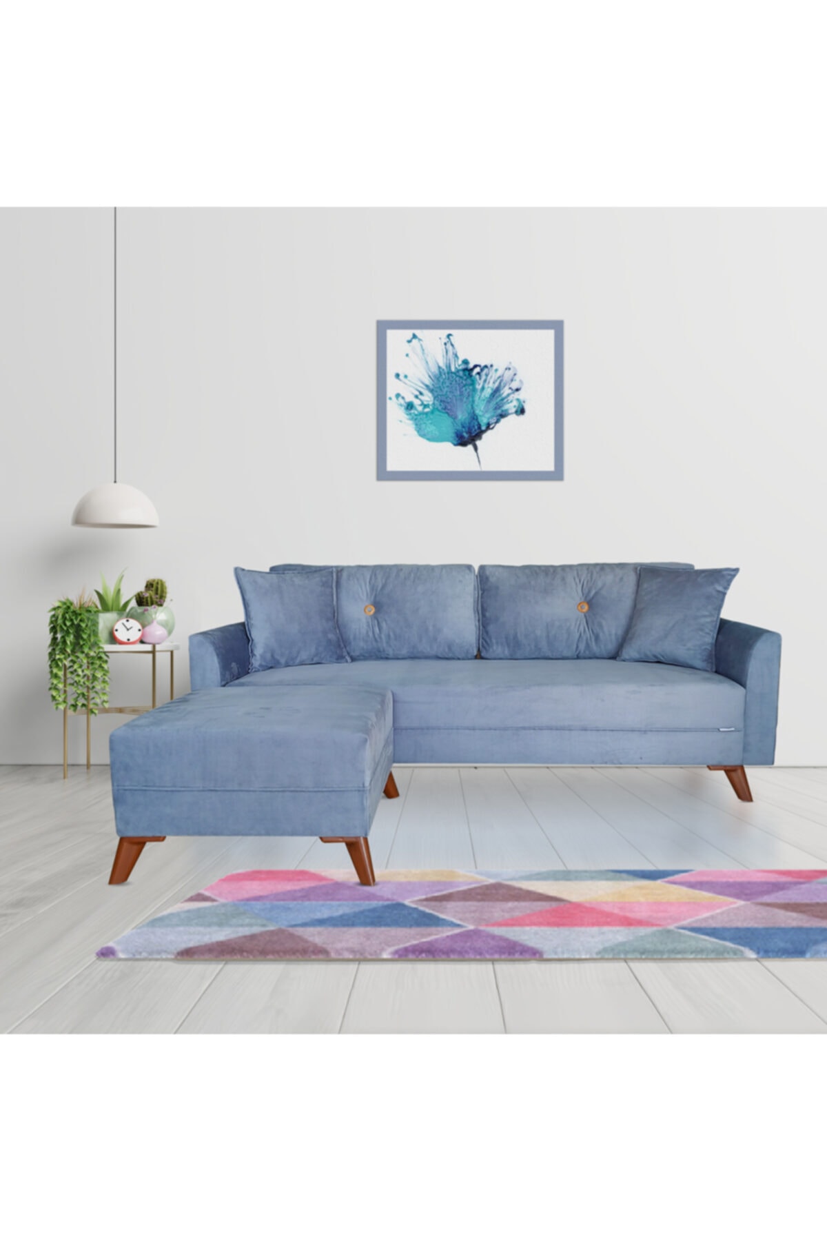 likemobilya nergis kose koltuk takimi buz mavisi fiyati yorumlari trendyol