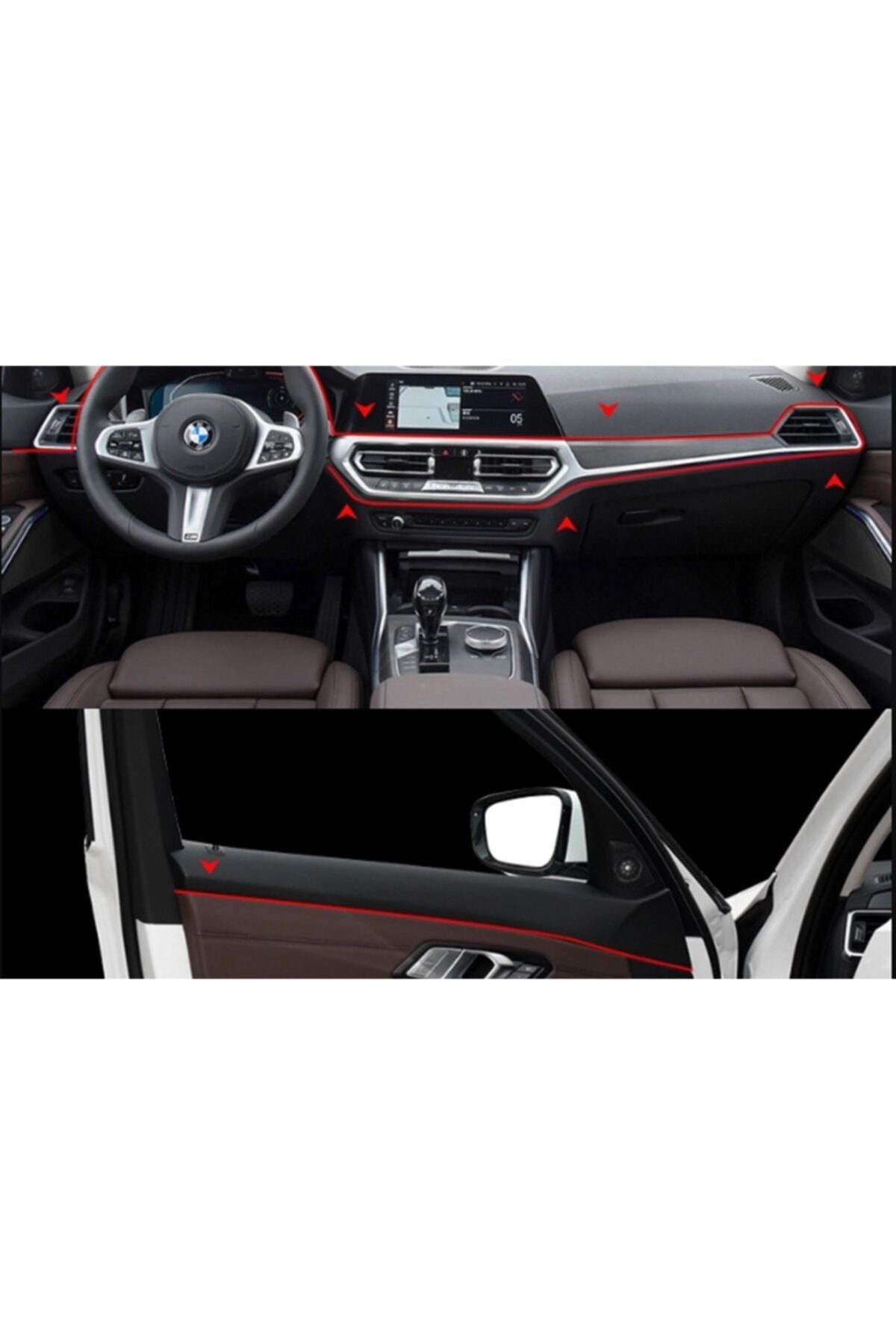 OtoLine Subaru Forester Torpido Ledi Ip Led Neon Şerit 3 Metre