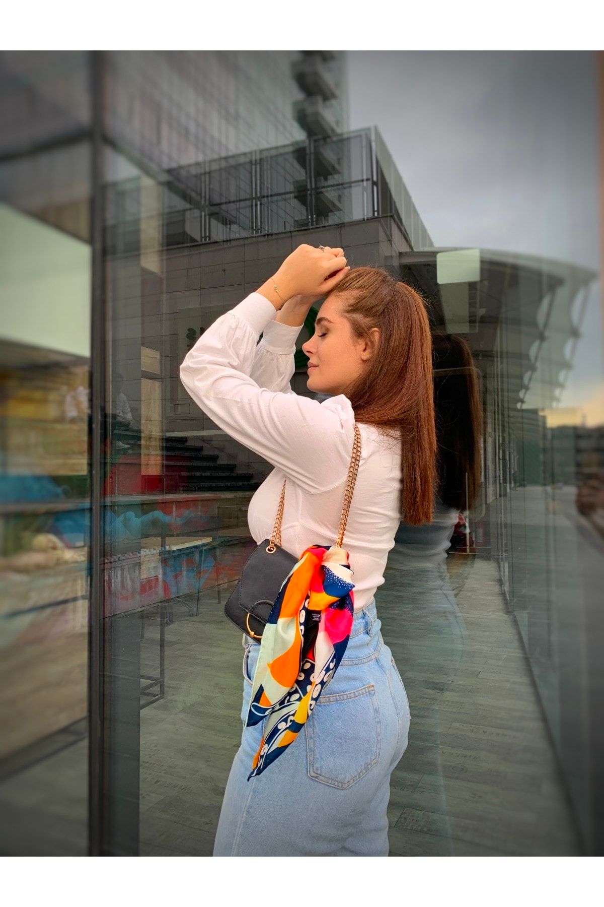keyfipek You Are A Star Özel Tasarım %100 Ipek Fular