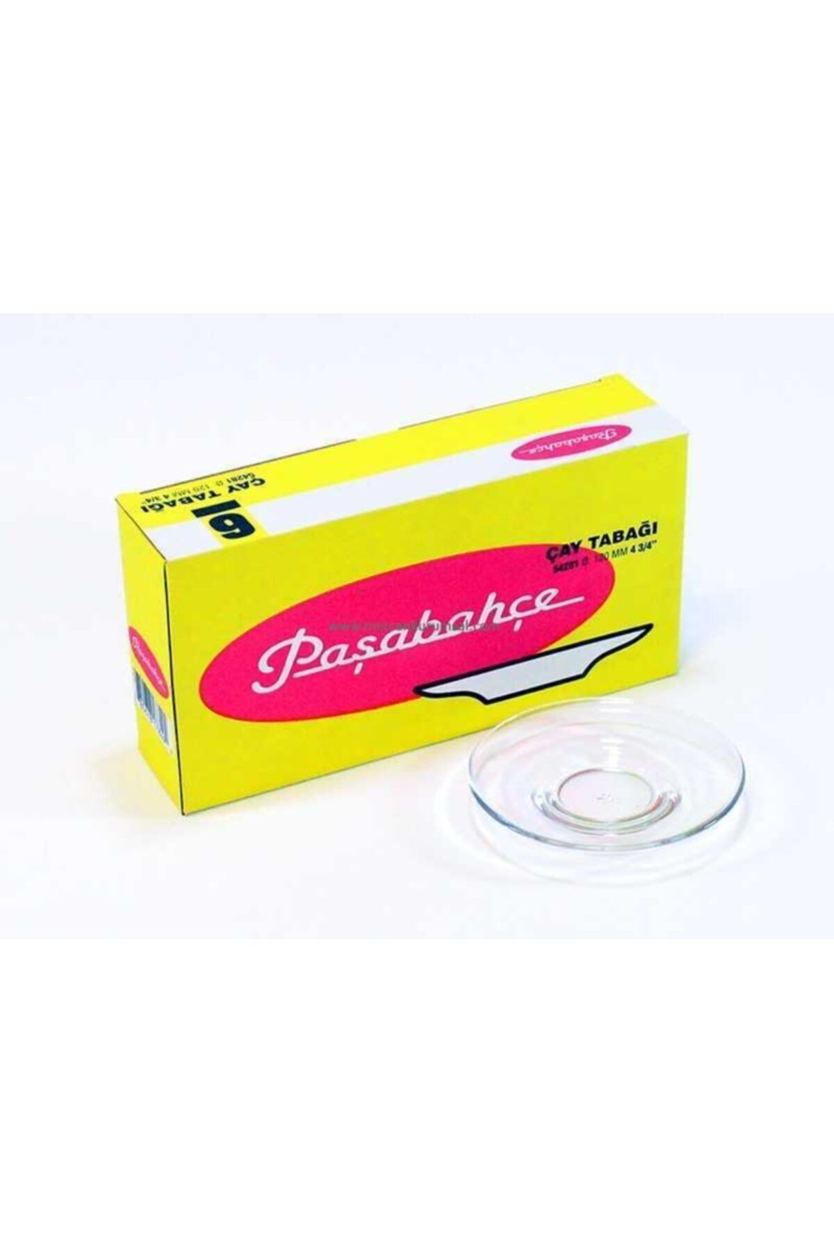 Paşabahçe 6 Adet Yuvarlak Çay Tabağı 54281