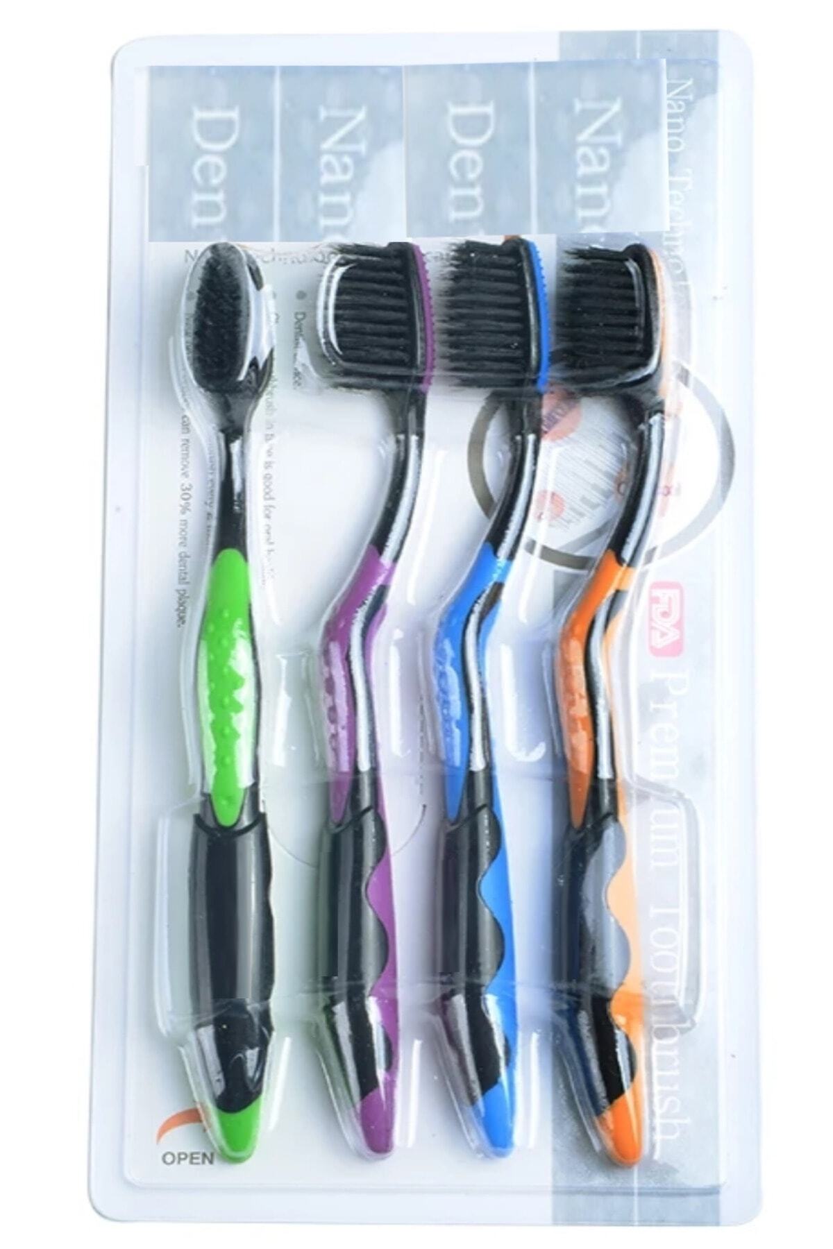 JUDAS Qualis Nano Antibakteriyel Diş Fırça Set - 4 Adet