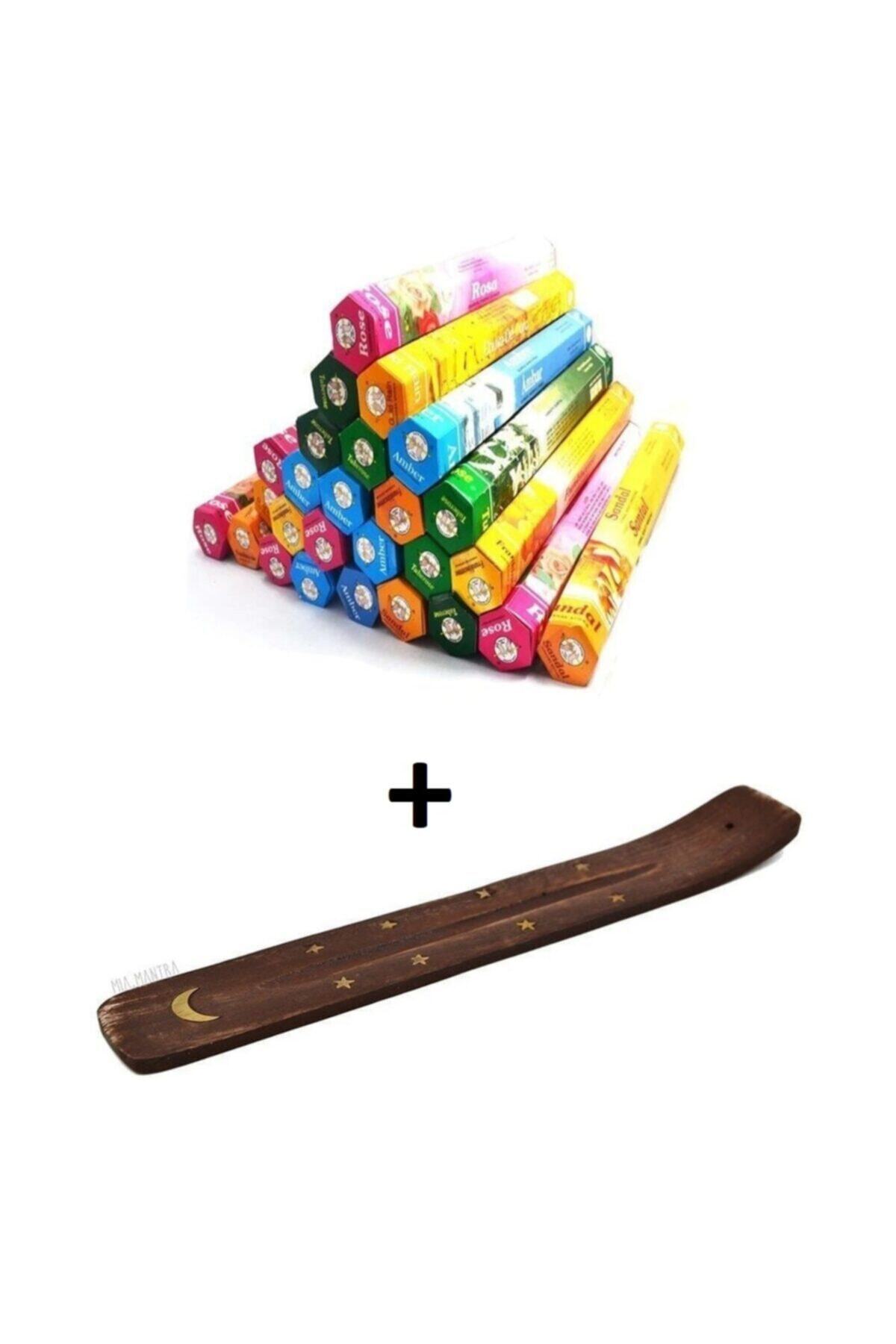 Medeniyet Baharat Flute Tütsü Tarçın Kokusu (cinnamon) 1 Adet (20 Sticks) + Tütsü Kayığı