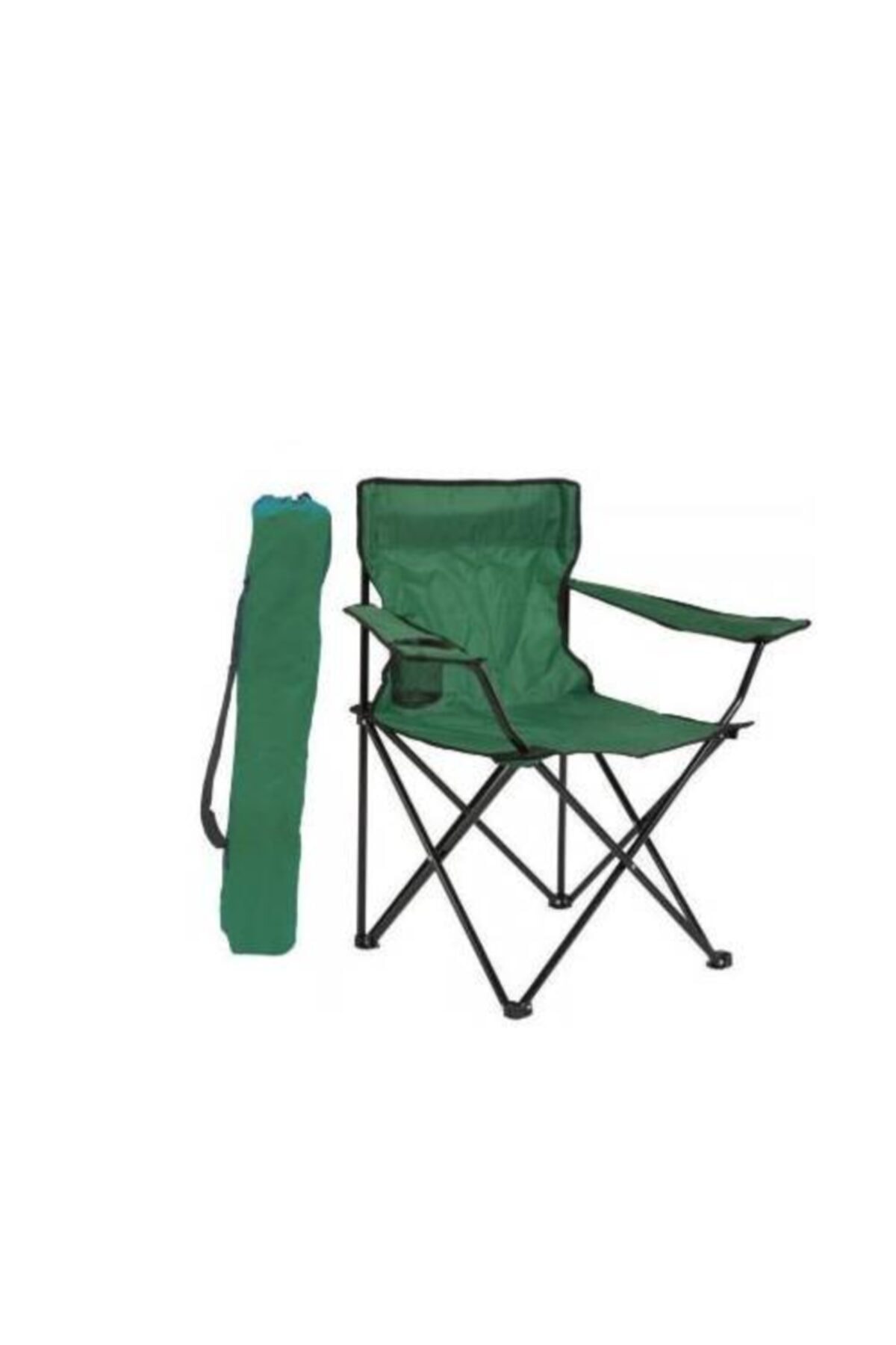 Retro Luxury Yeşil Balıkçı- Plaj-Piknik Koltuğu Kamp Sandalyesi