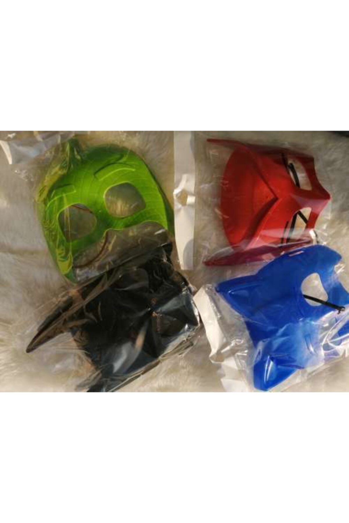 CutieCase Erkek Çocuk Mavi Pj Mask Kedi Maskesi
