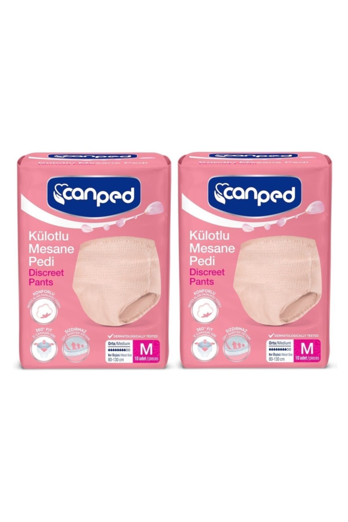 Canped Külotlu Mesane Pedi M Boy 10 Adet X 2 Paket