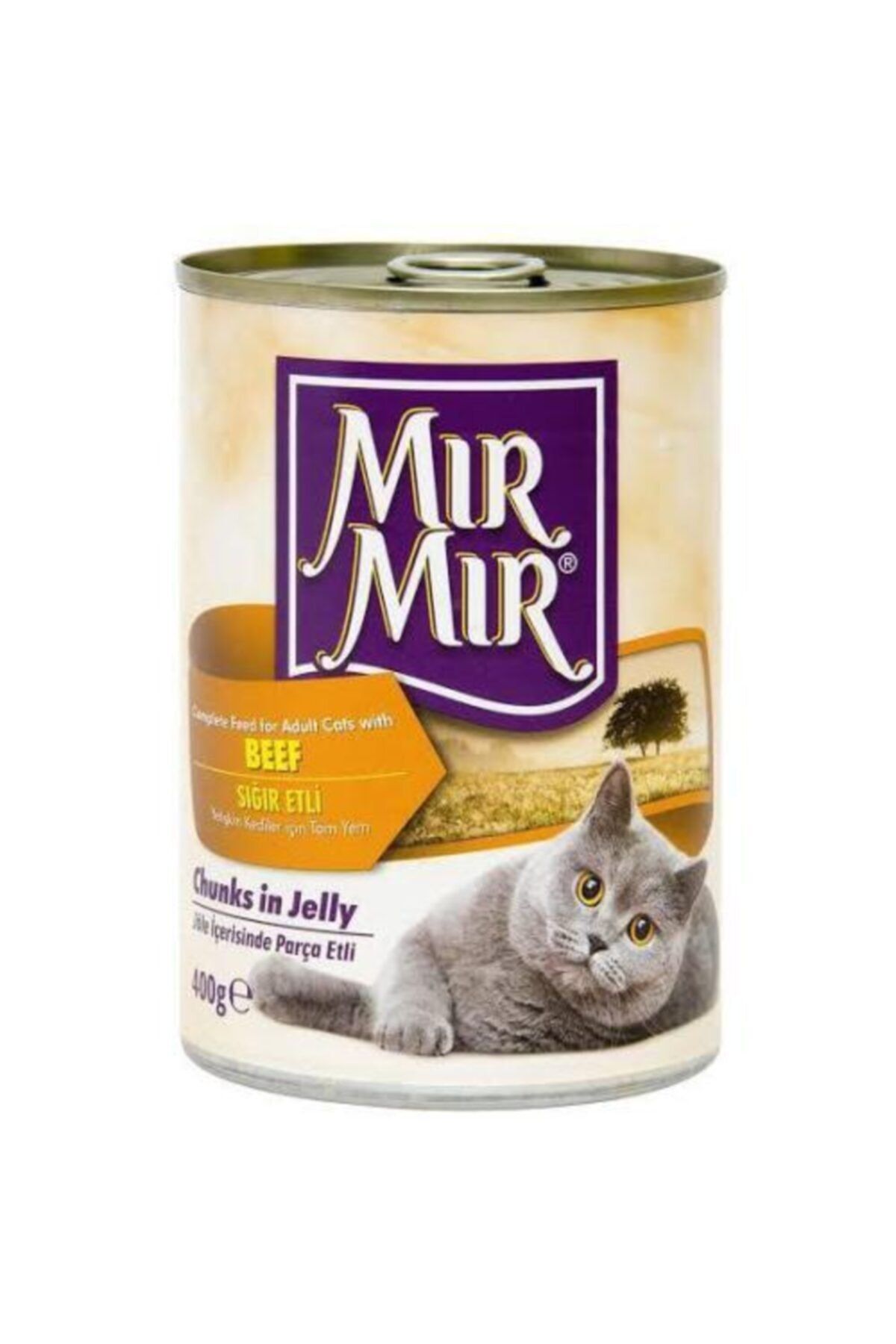 Mır Mır Mırmır Kedi Konserve 12x400 Gr Sığır Etli
