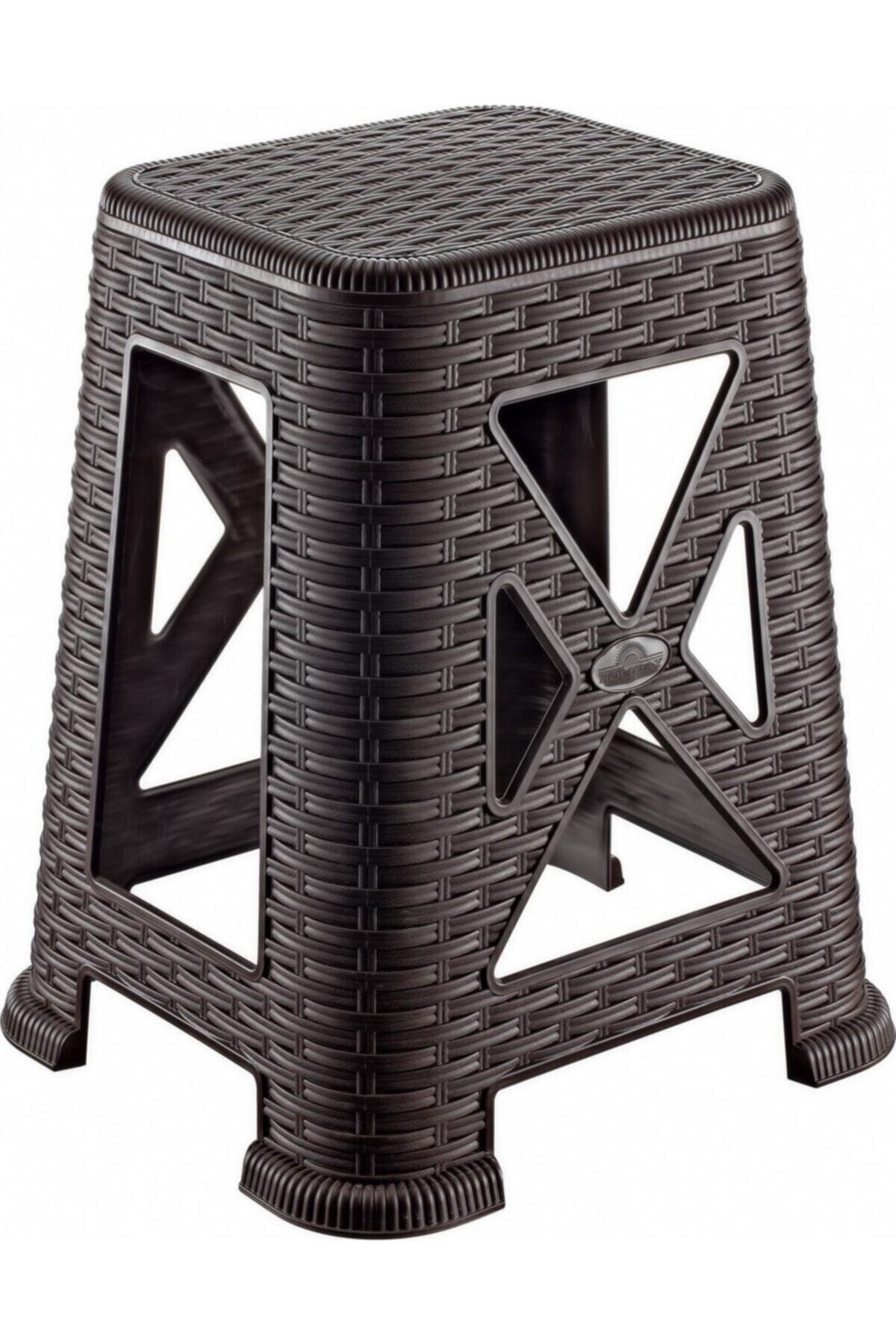 Holiday Plastik Rattan Tabure