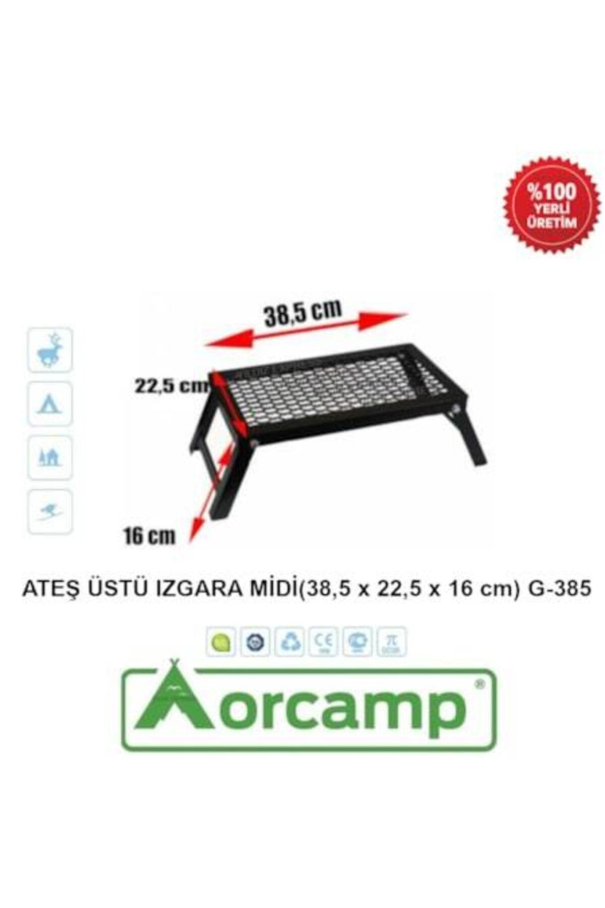 Orcamp Orgaz Ateş Üstü Izgara Midi Kamp Taşıma Çantalı G-385