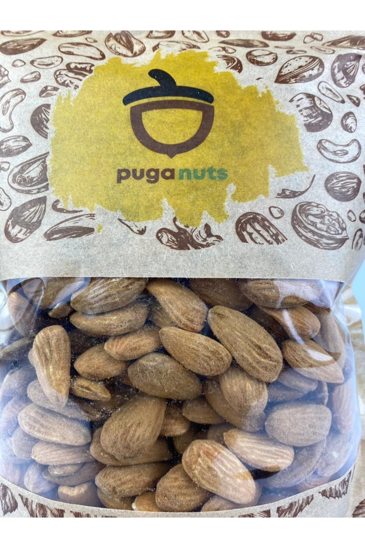 PugaNuts Datça Nurlu Badem 1000g - Puga Nuts