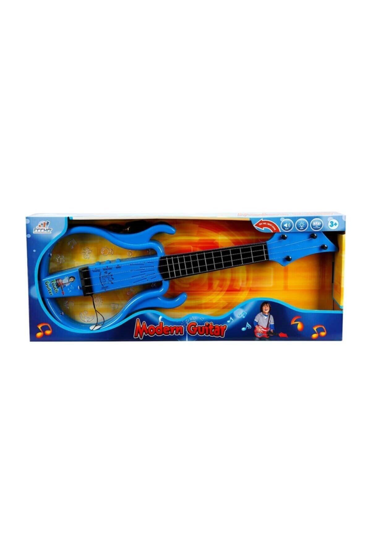 Eccho Işıklı Ve Müzikli Gerçek Telli Gitar