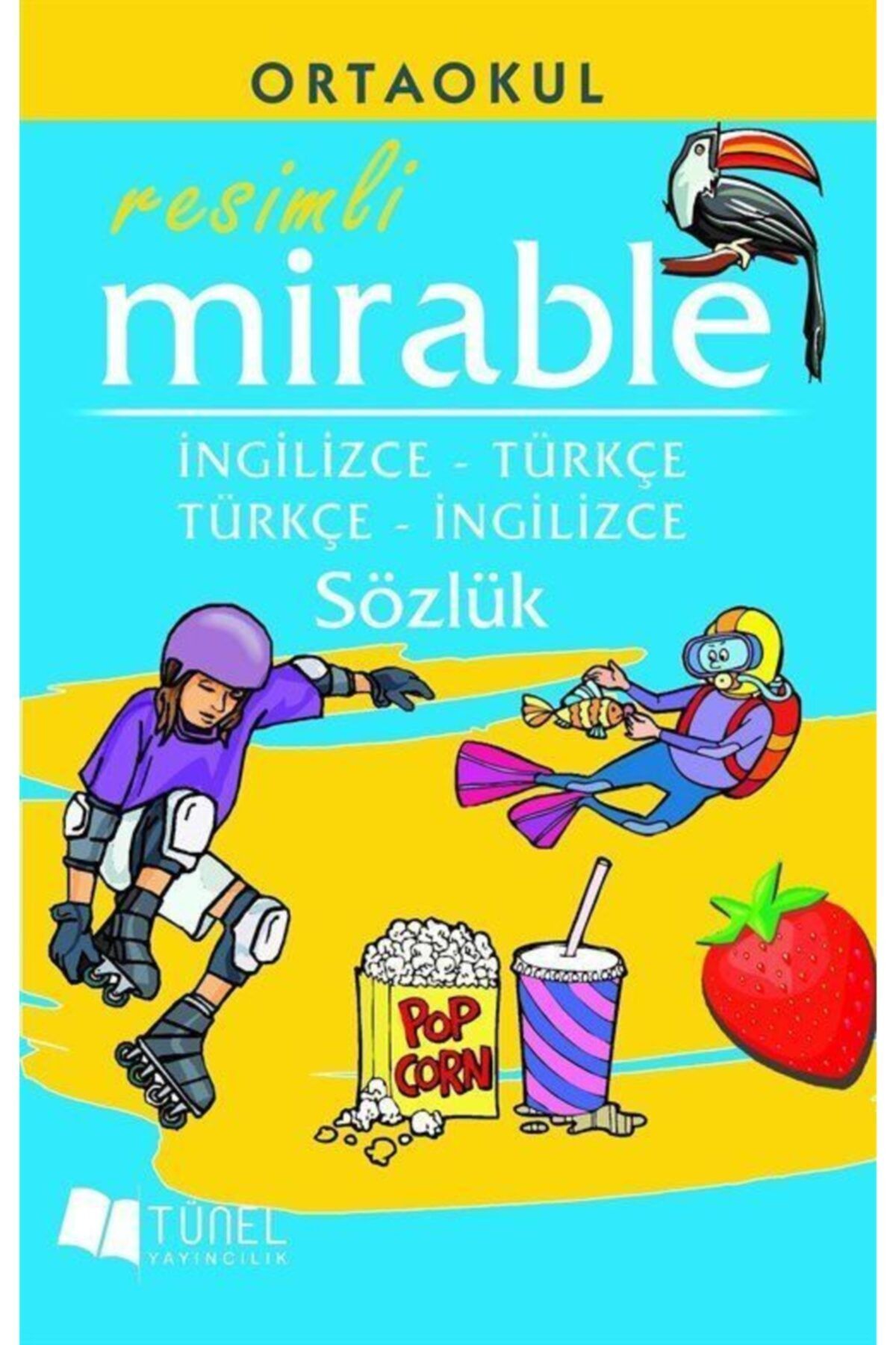 Tünel Yayınevi Ortaokul Ingilizce Türkçe Mirable Resimli Sözlük
