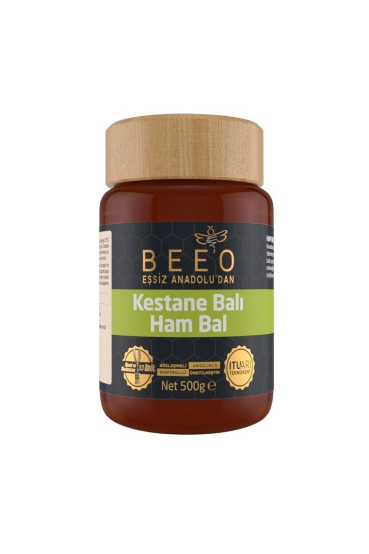 BEE'O Kestane Çiçek Balı Ham Bal