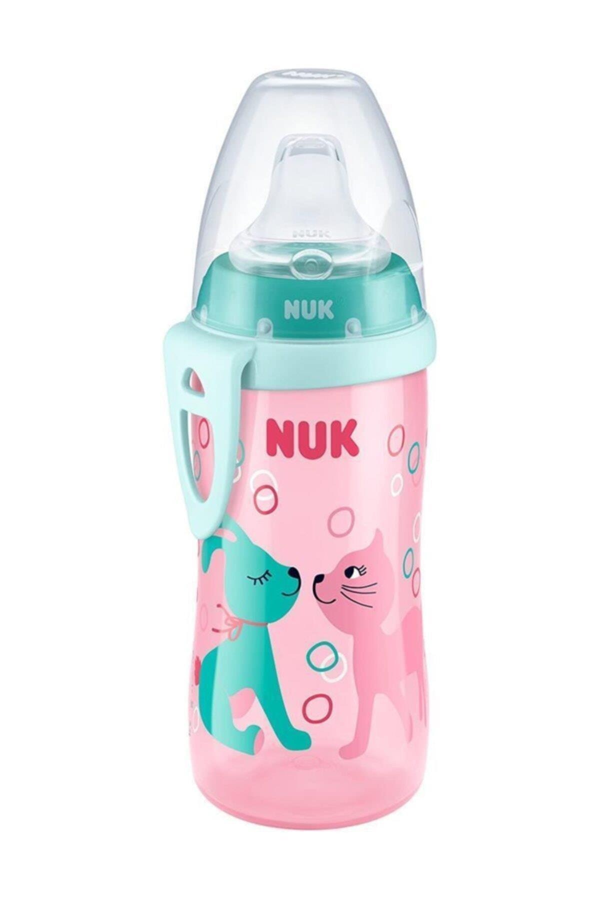 Nuk UnisexBebekPembe  Silikon  Biberon