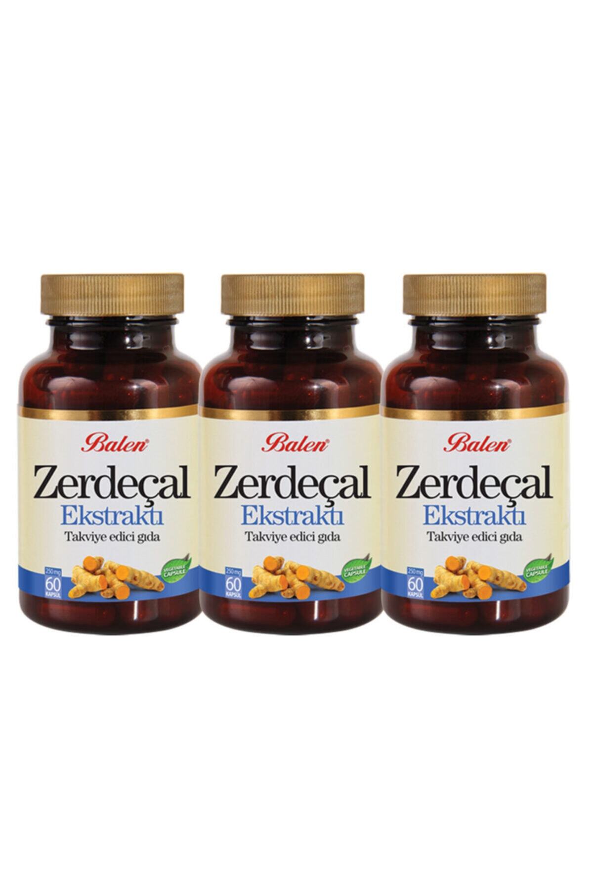 Balen Zerdeçal Ekstraktı 60 Kapsül X 3 Adet