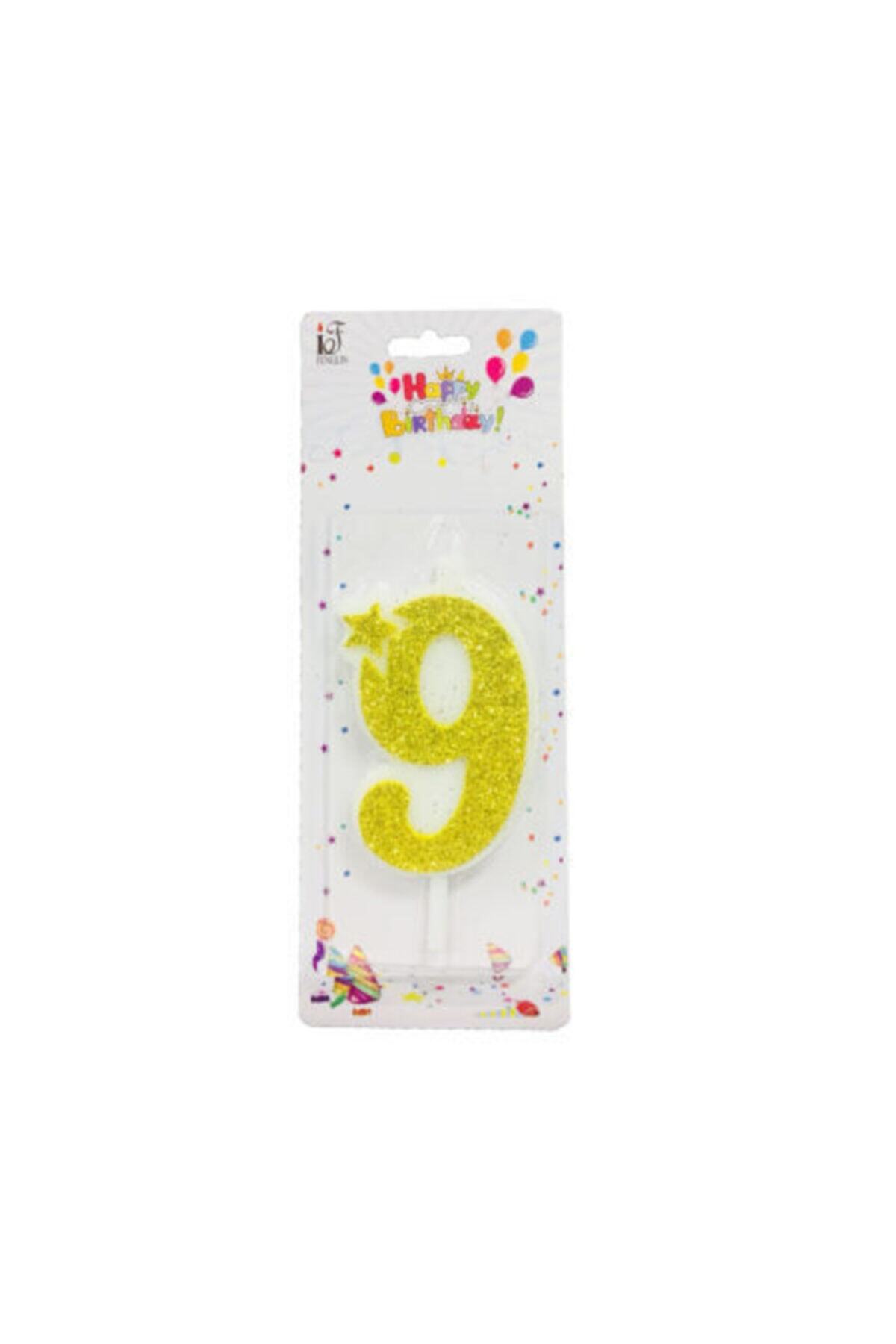 NEWOTO Altın 9 Yaş Mum  Pk 1 Kl:300