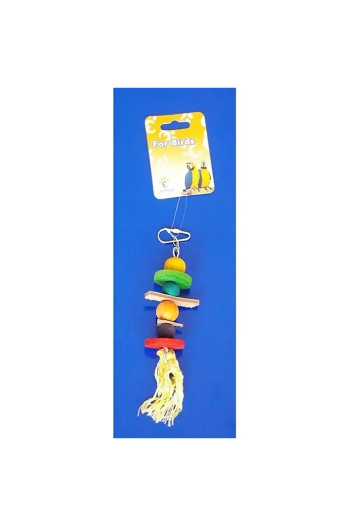 Eastland Ahşap Halkalar Kuş Oyuncağı 21 Cm
