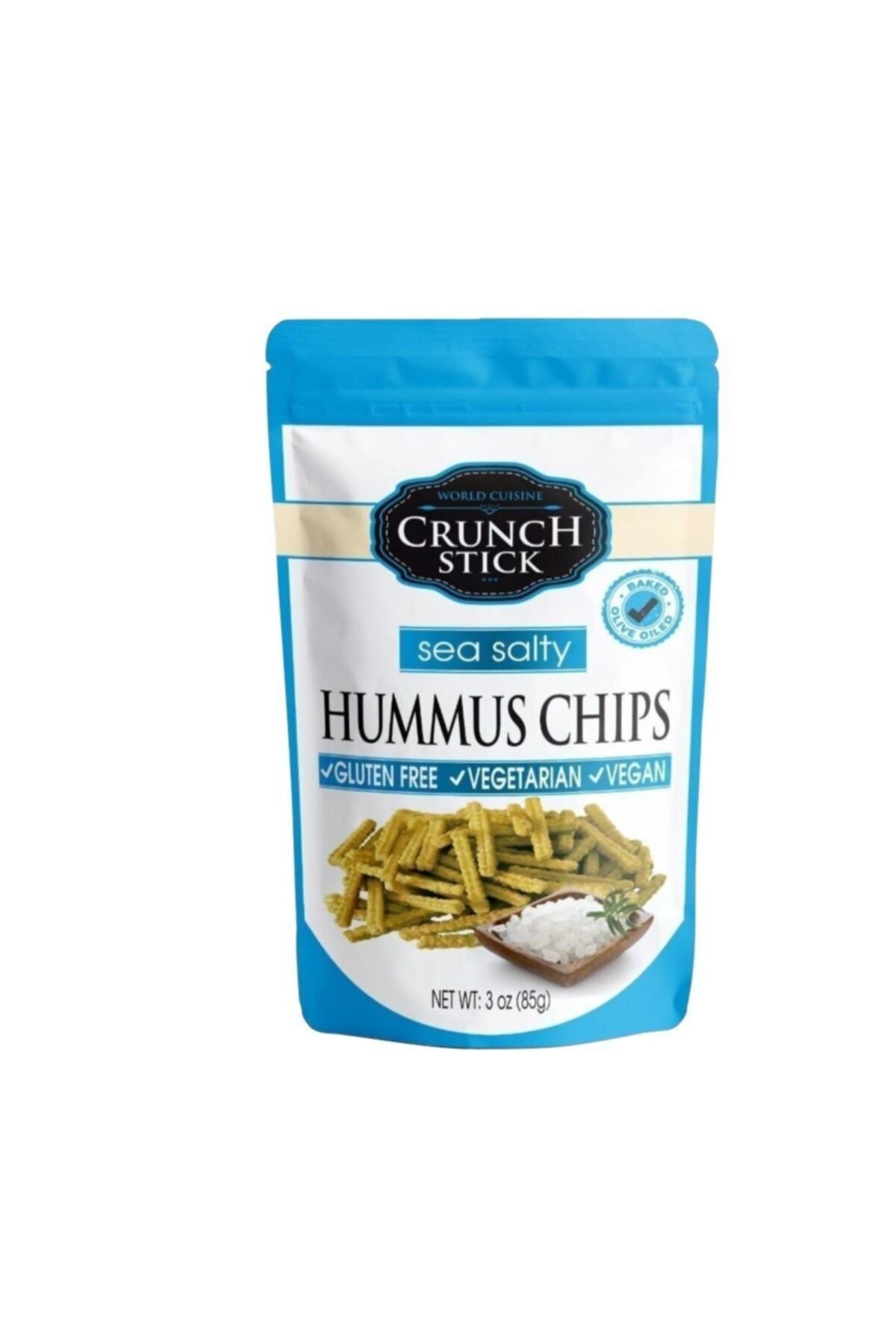 Crunch Chips Crunch Stick Glutensiz Deniz Tuzlu Nohut Cipsi 85 Gr