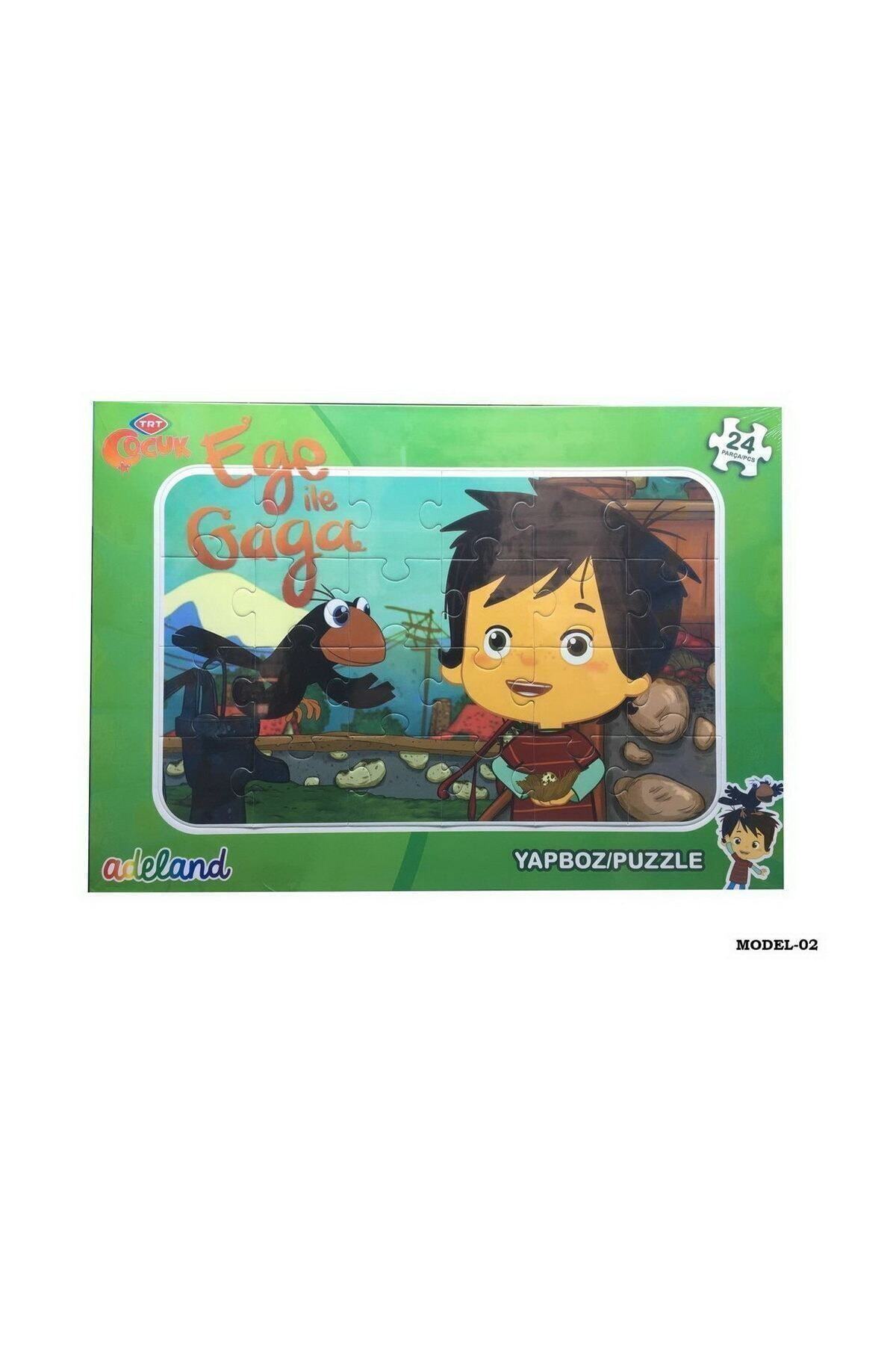 ADEL OYUNCAK Trt Çocuk Ege Ile Gaga 24 Parça Frame Puzzle 24x34 Cm (F2013000104)