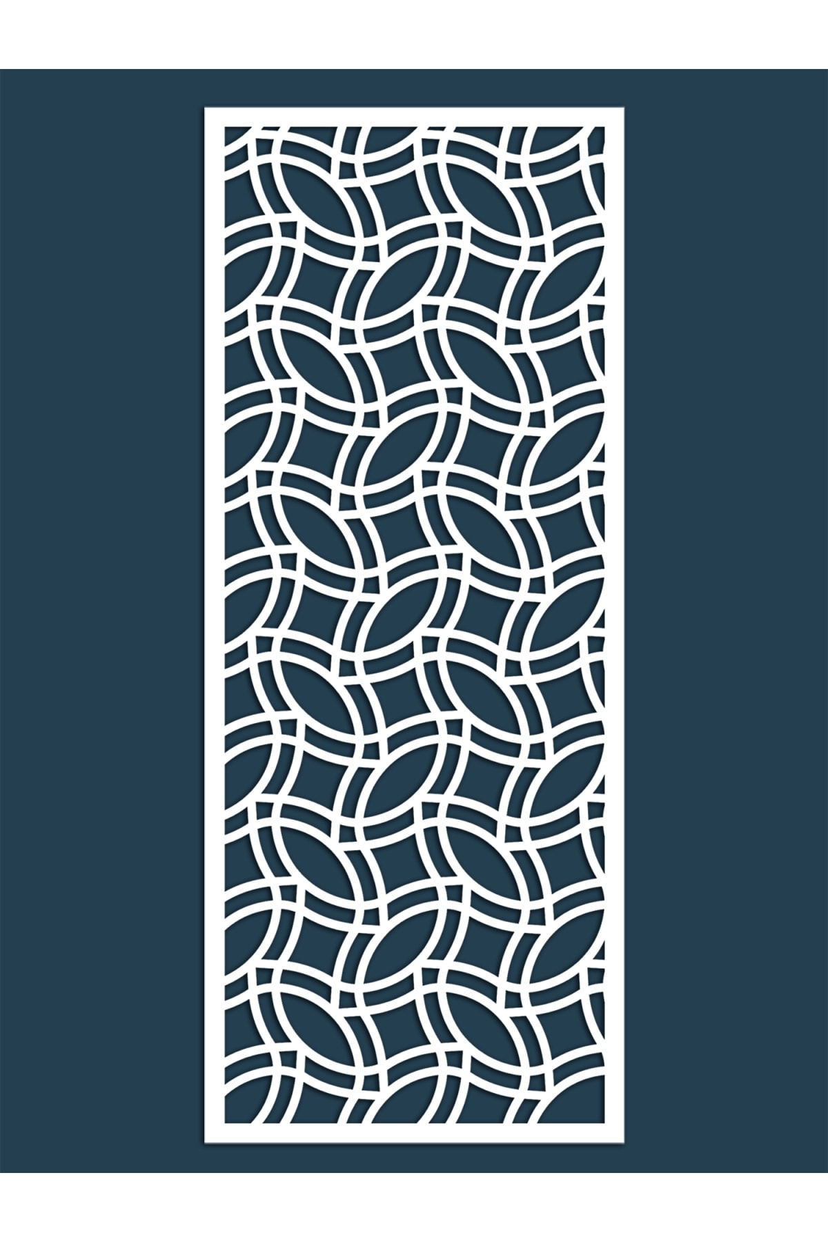 Liar Dekor Liar Ahşap Seperatör (Paravan) - KSP-69 - (10 mm) - (85 cm x 210 cm) - (Beyaz)