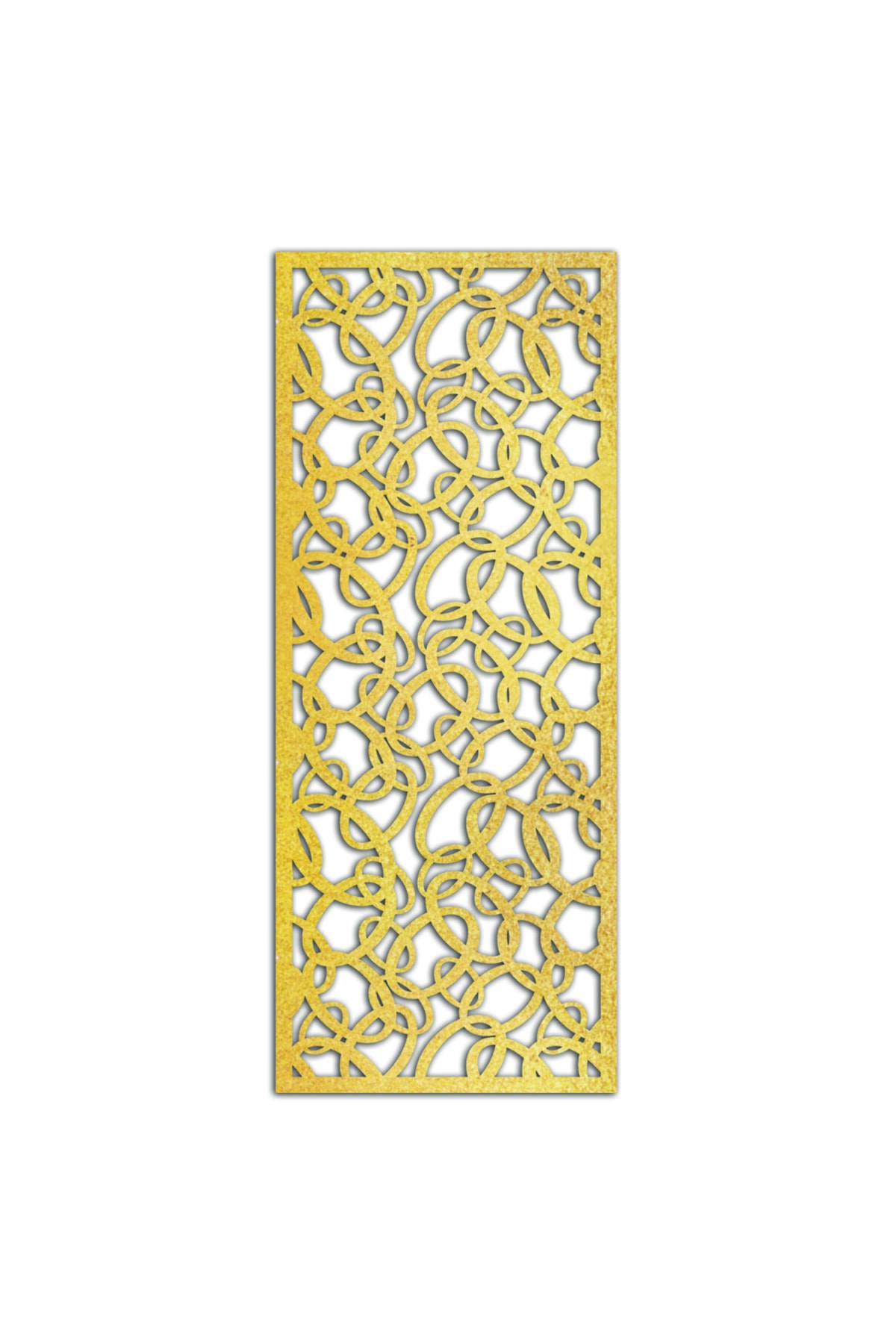 Liar Dekor Liar Ahşap Seperatör (Paravan) - KSP-31 - (10 mm) - (85 cm x 210 cm) - (Gold)