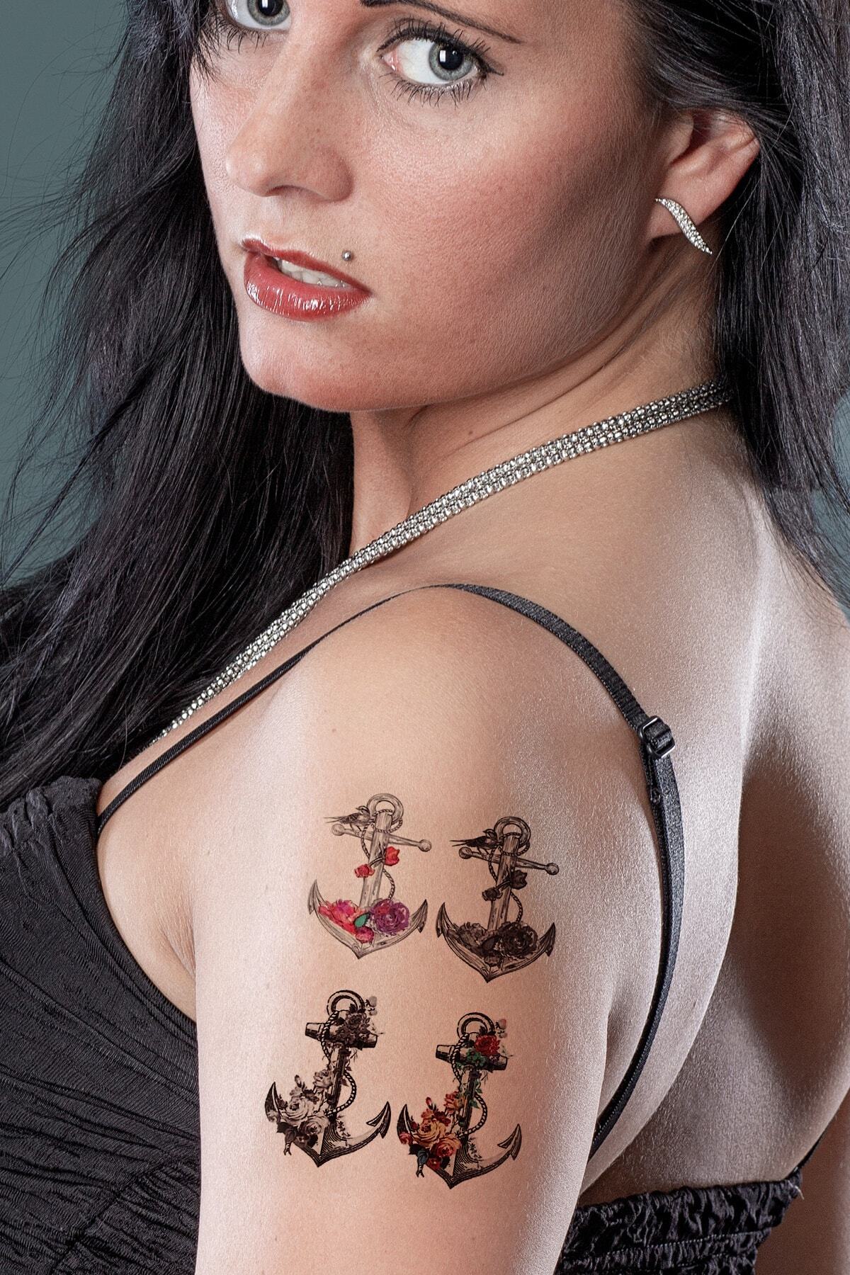 TAKIŞTIR Geçici Çapa Mini Dövme Tattoo
