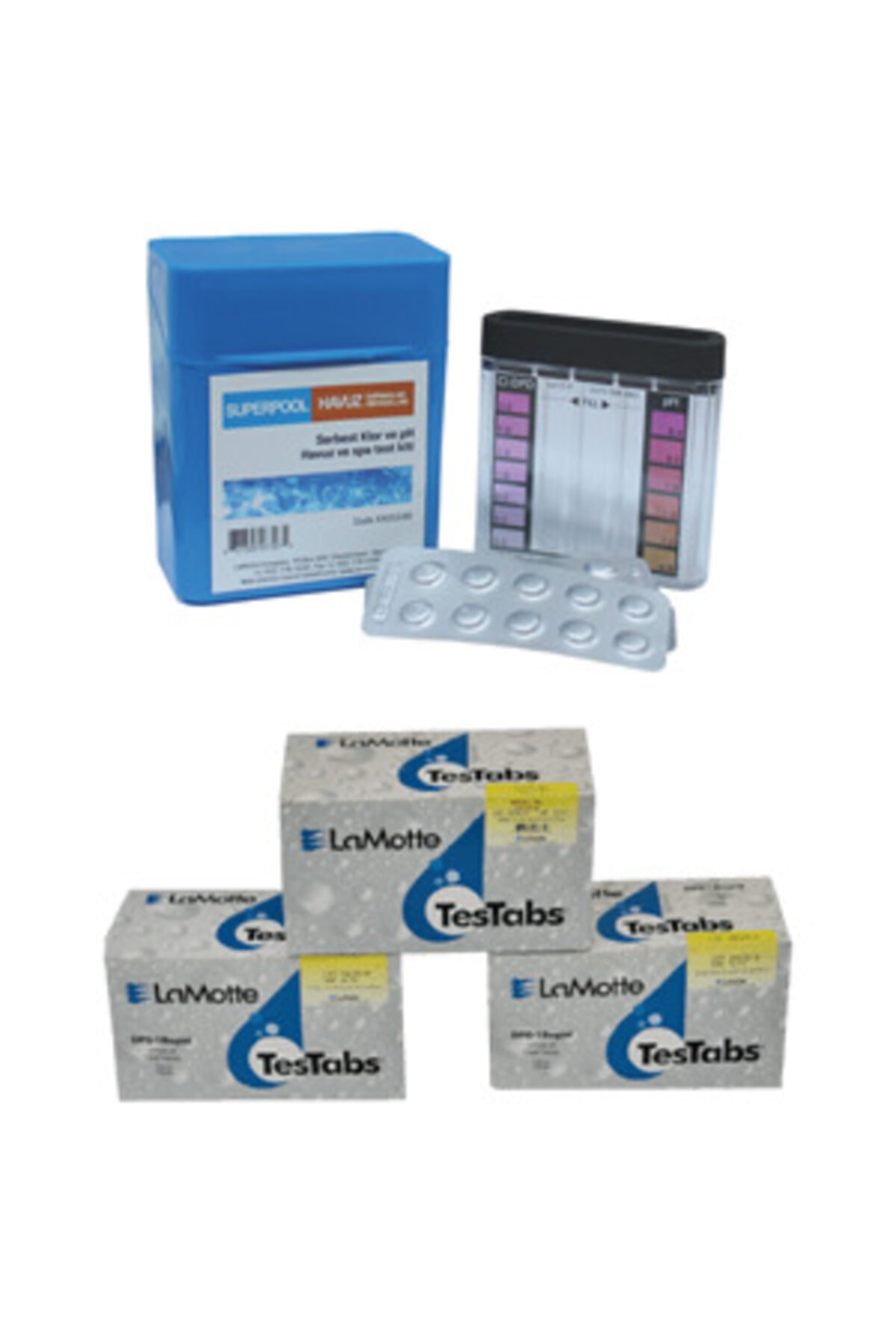 SPP SUPERPOOL Haplı Ph Ve Klor Test Kiti Marka Pool Products
