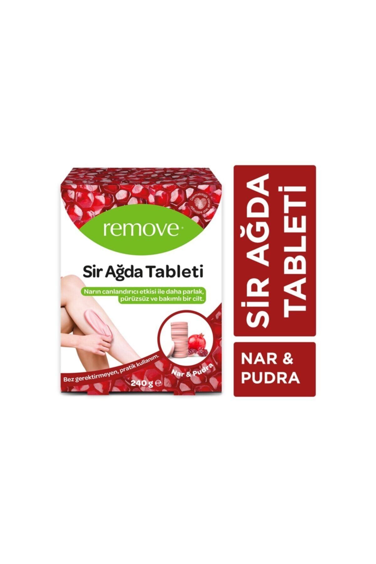 remove Sir Ağda Tableti Nar & Pudra 240 Gr
