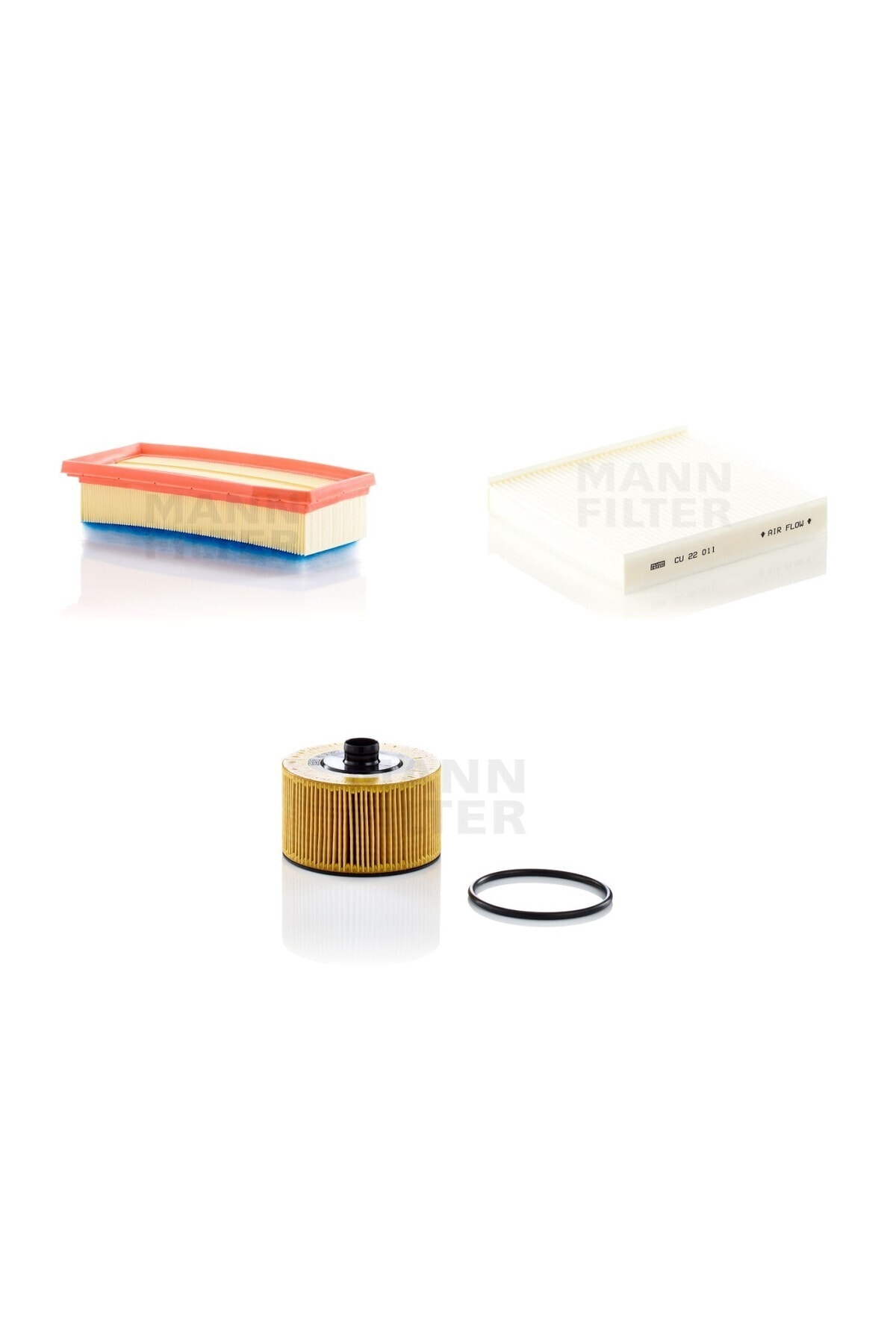 MANN Renault Clio Iv 1.2 Tce 118-120 Hp 12   Filtre Bakım Seti