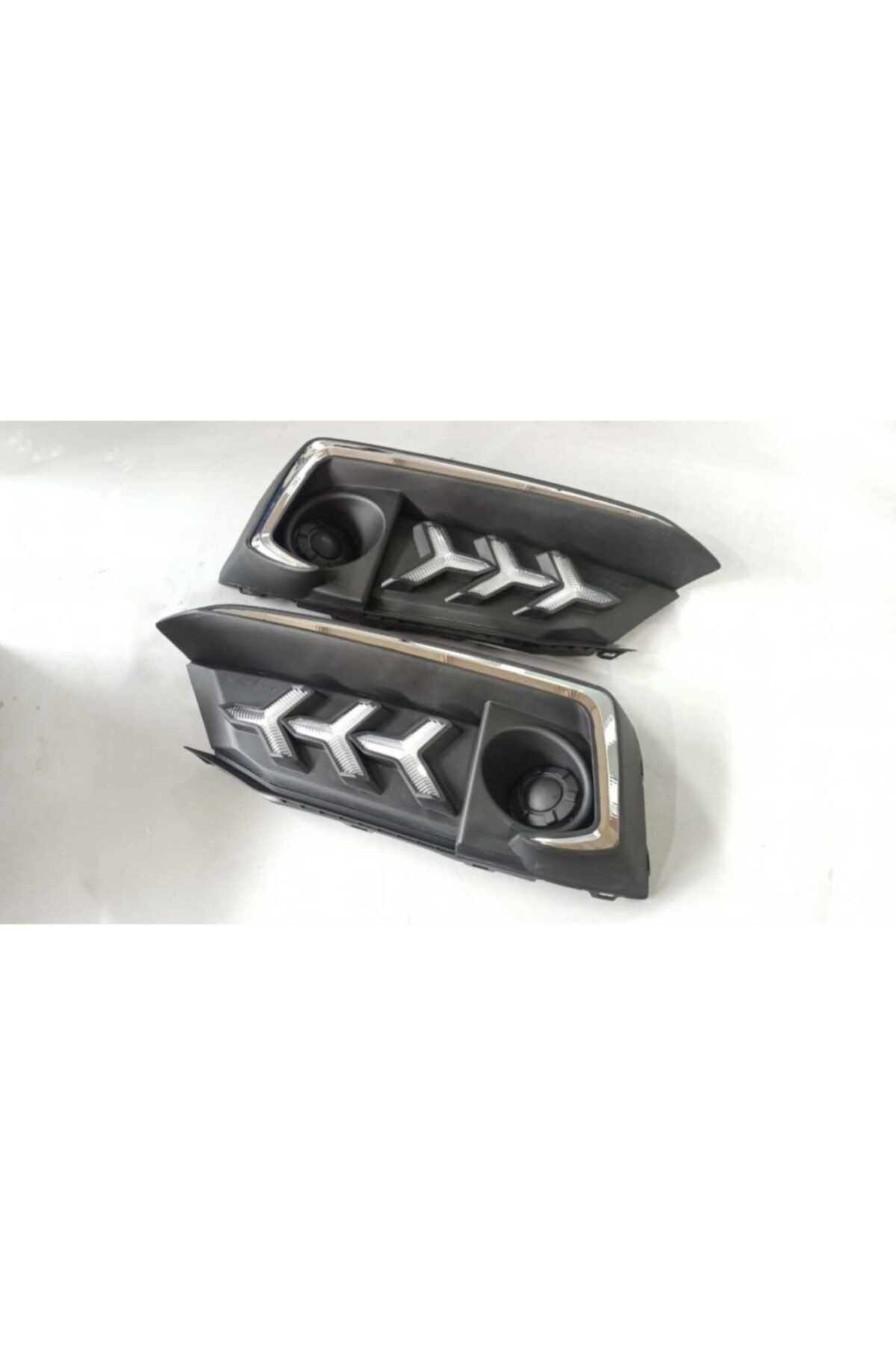 beyaztuning Honda Civic Fc5 Uyumlu Ön Sis Gündüz Farı Ledli Ağaç Model 2021-2022