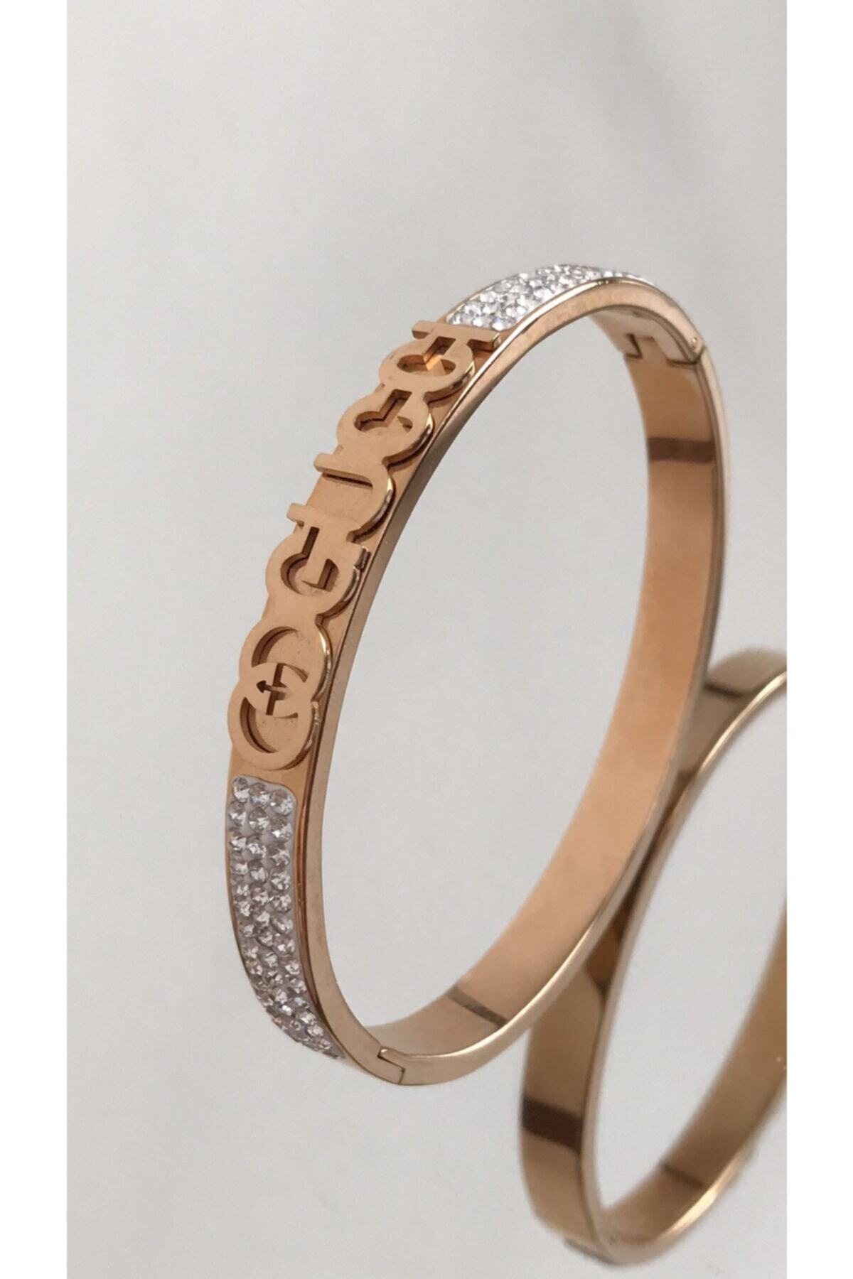 Opia JEWELRY Zirkon Taşlı Kelepçe Bileklik