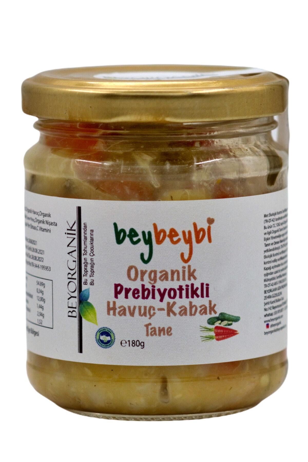 BEYBEYBİ Organik Prebiyotikli Havuç-kabak Tane 180gr