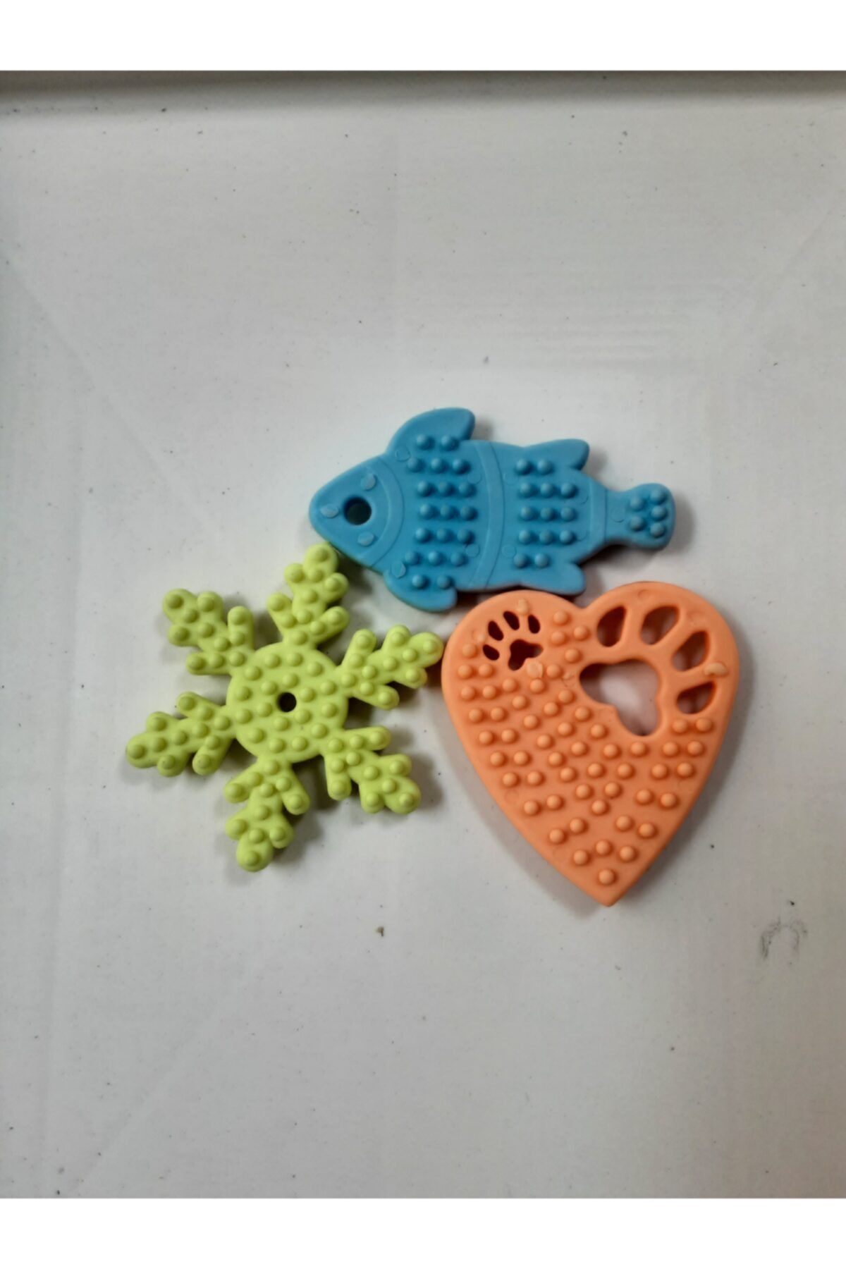 mercanpet Köpek Kedi 3'lü Diş Kaşima Oyuncak Seti