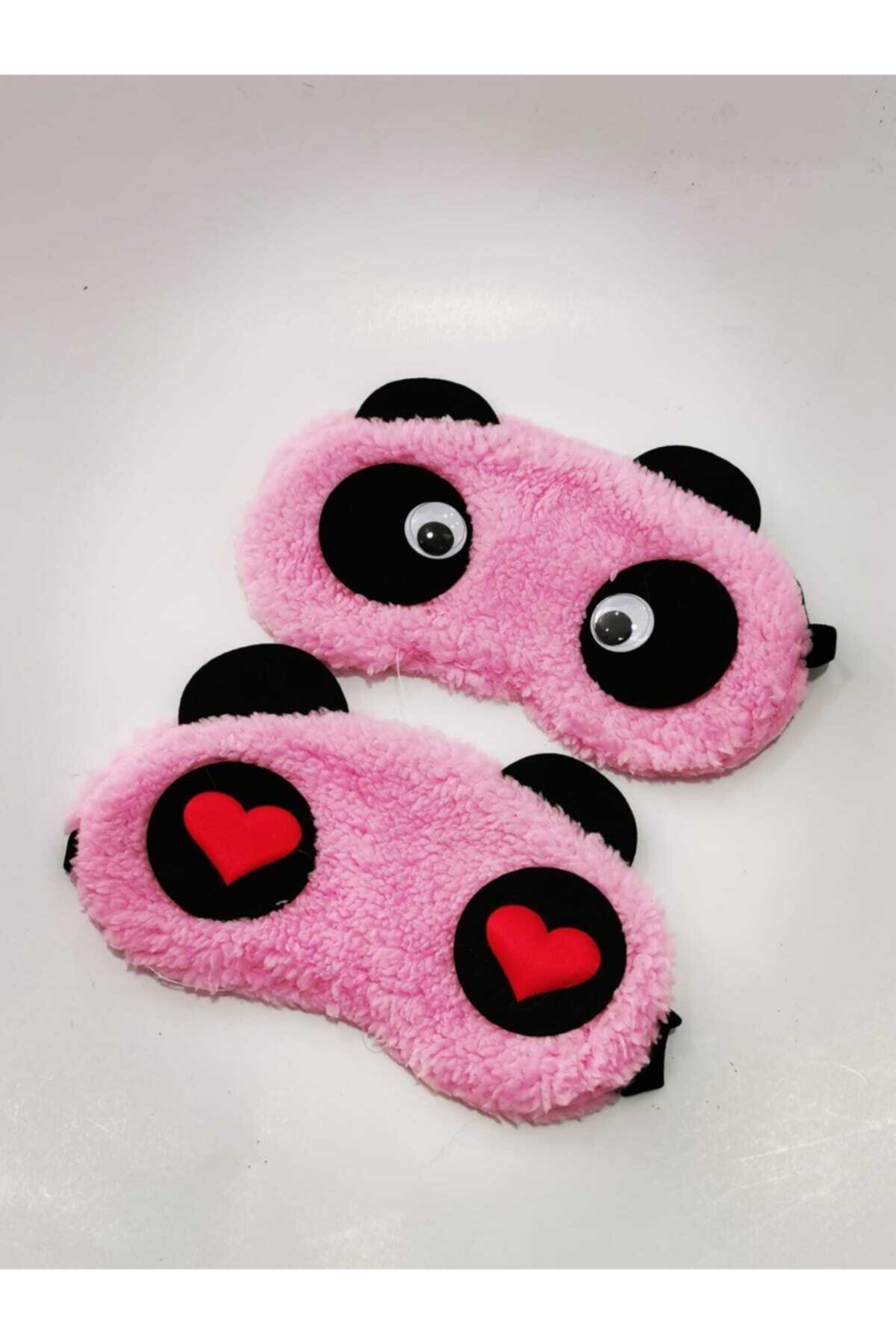 LİZAGOLD Panda Uyku Bantı 2li Set Pembe