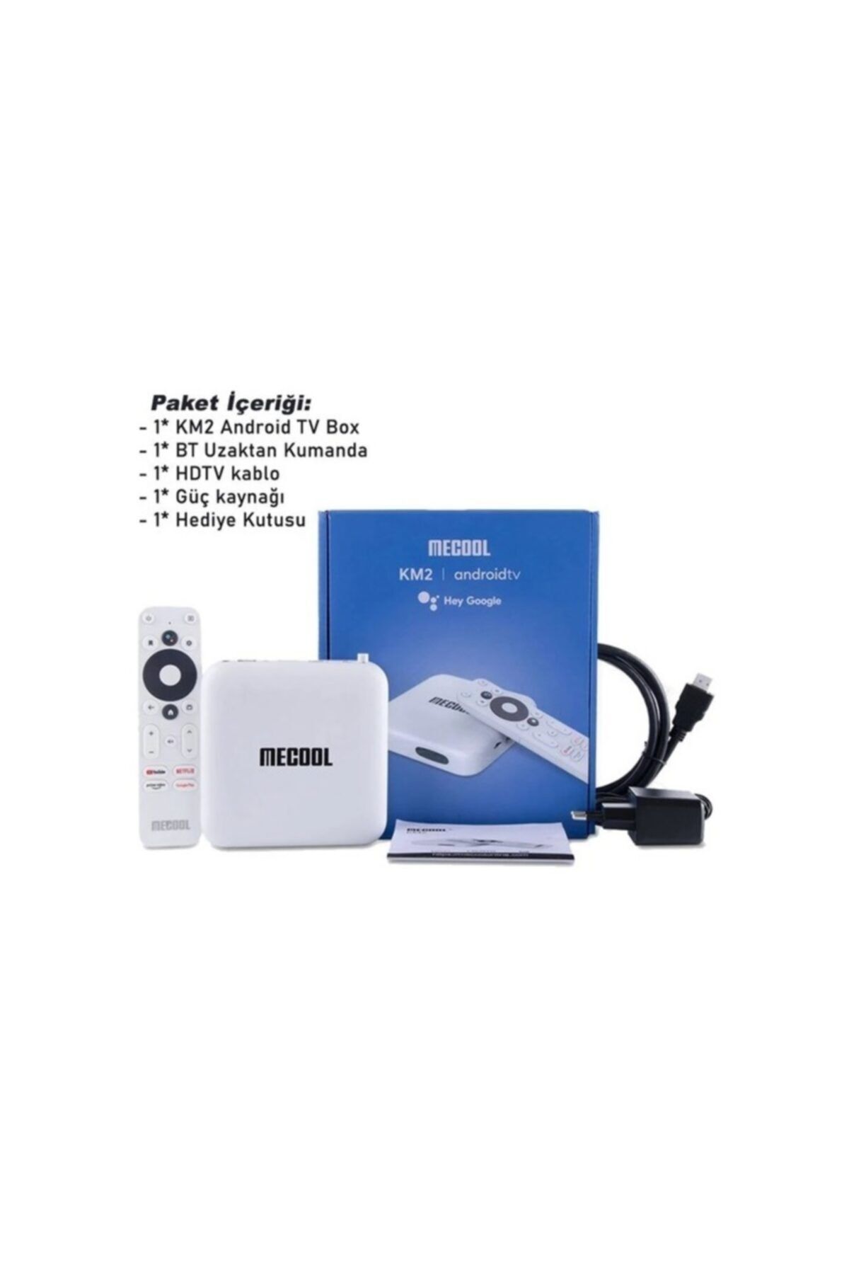 OEM Mecool Km2 Lisanslı 4k Android Medya Player