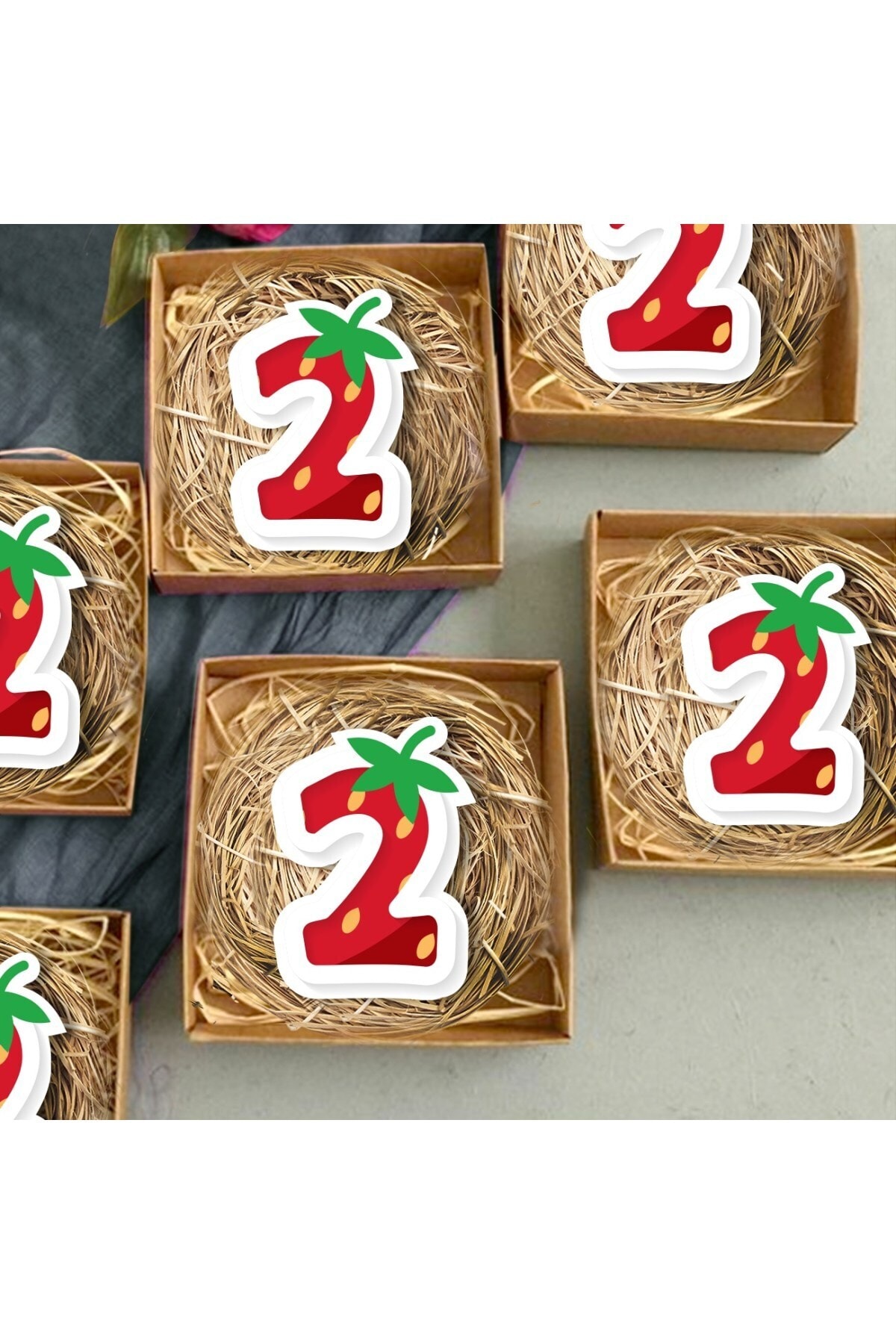 instababyrooms Sevimli Bebek Magnetler 20 Li Çiçekli Sayılar Serisi 2 2.set Model 164
