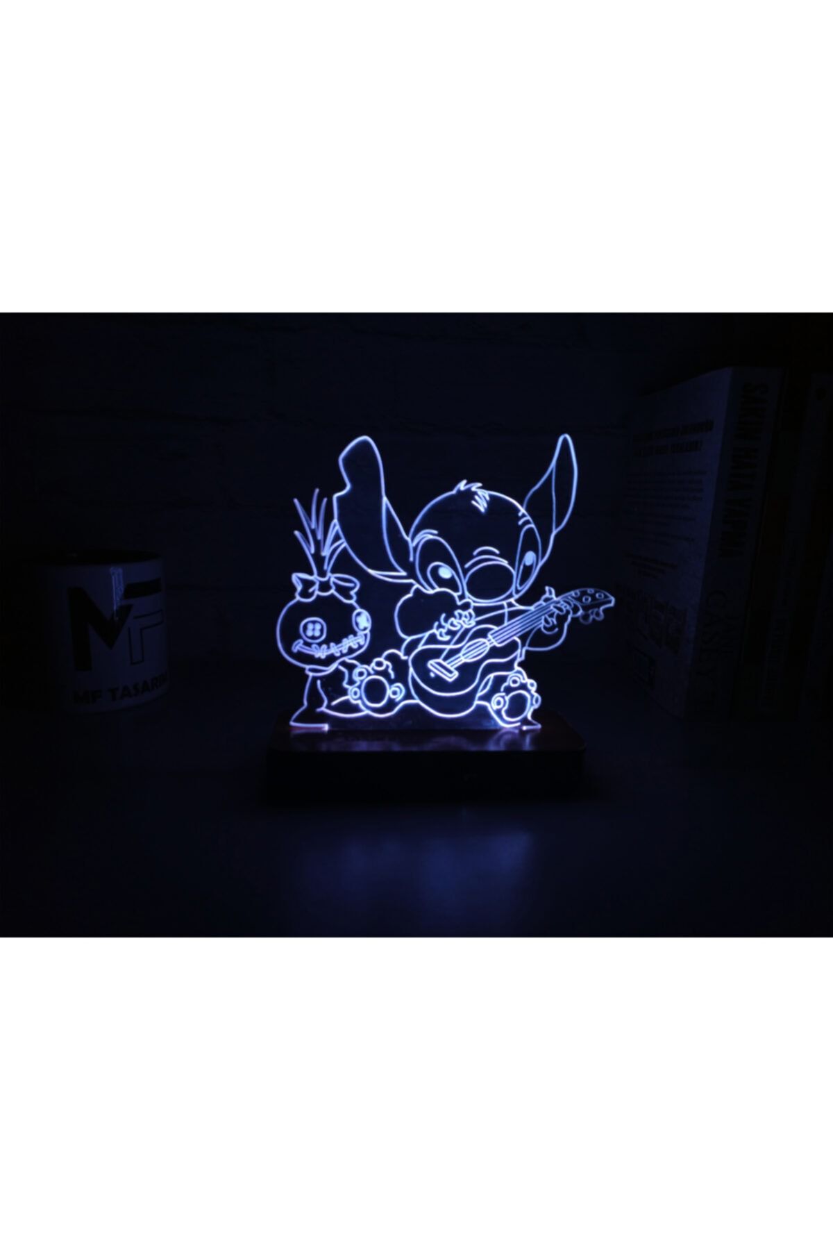 MF TASARIM Stitch-lilo & Stitch Anime Dekoratif Masa Lambası Hediye