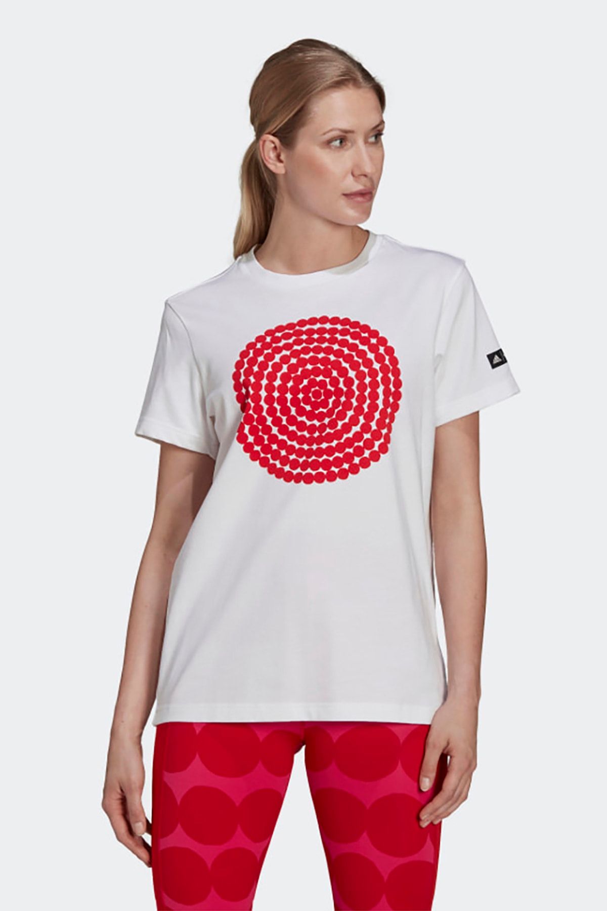 adidas Kadın Günlük T-shirt Marimekko Gfx 3 Gt8821