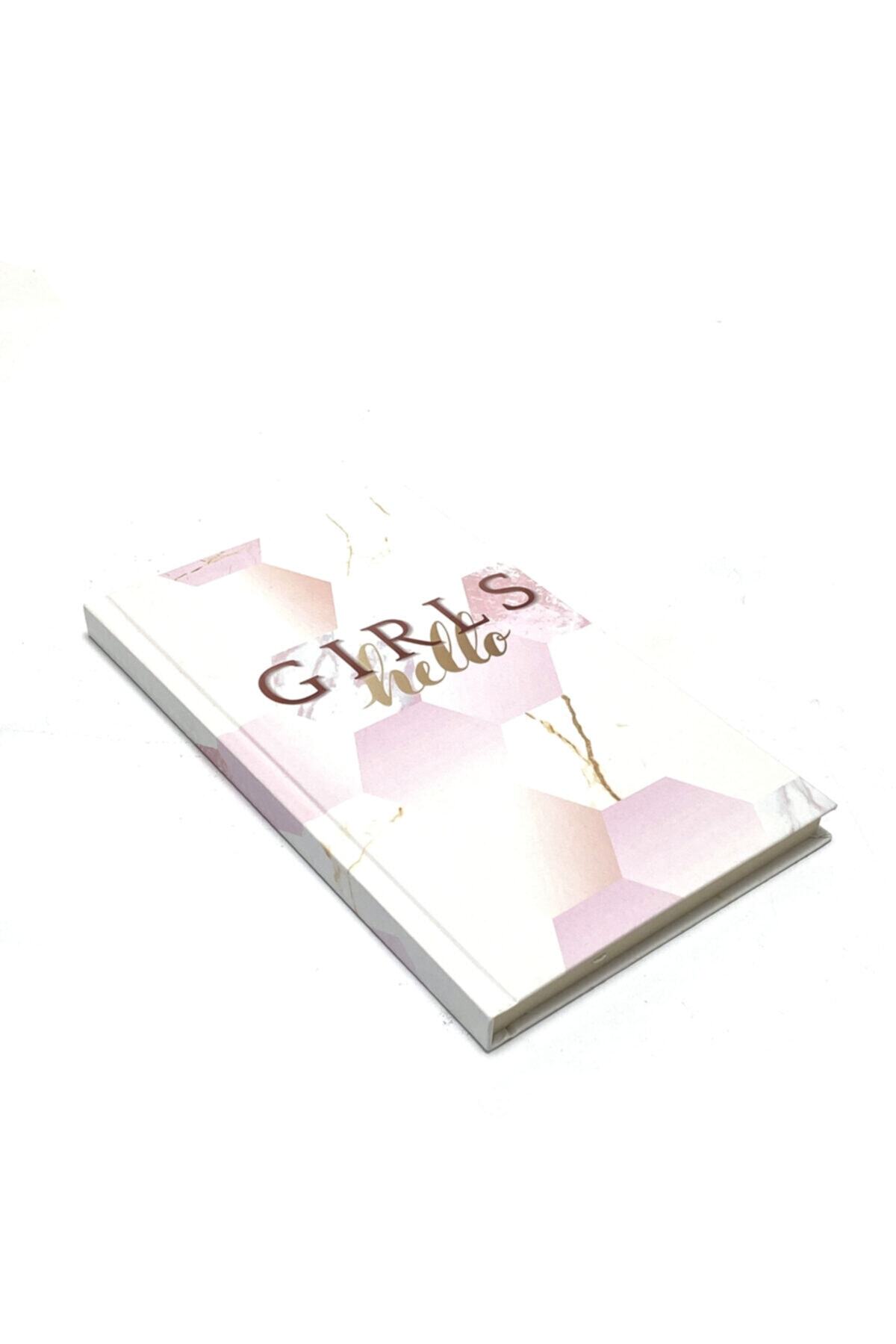 Digi Grand Sert Kapak Pudra Girls Not Defteri Planlayıcı Ajanda 13x21 Cm