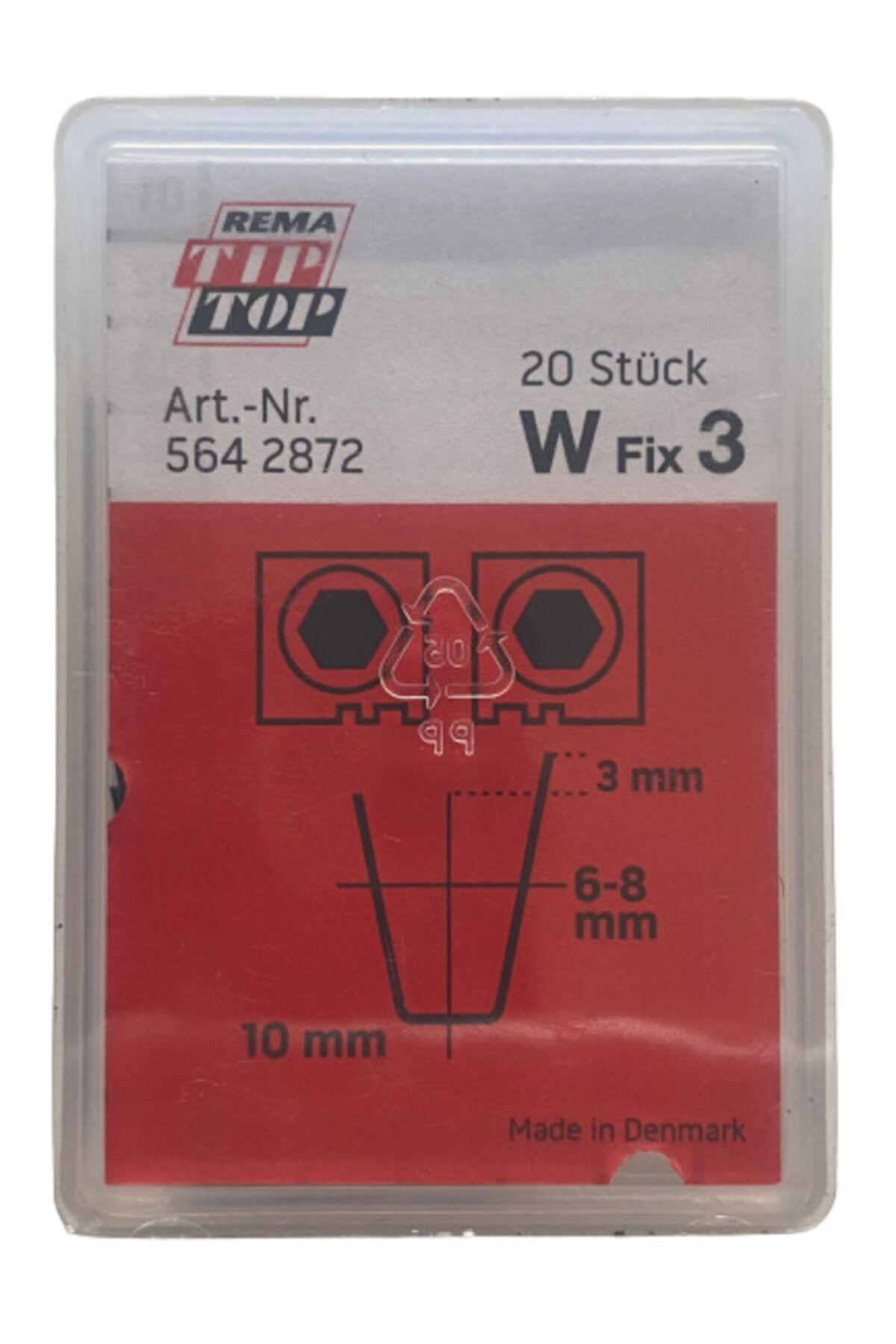 REMA TIPTOP W Fix 3 Lastik Diş Açma Bıçağı Ve Kanal Açma Bıçağı 5642872.