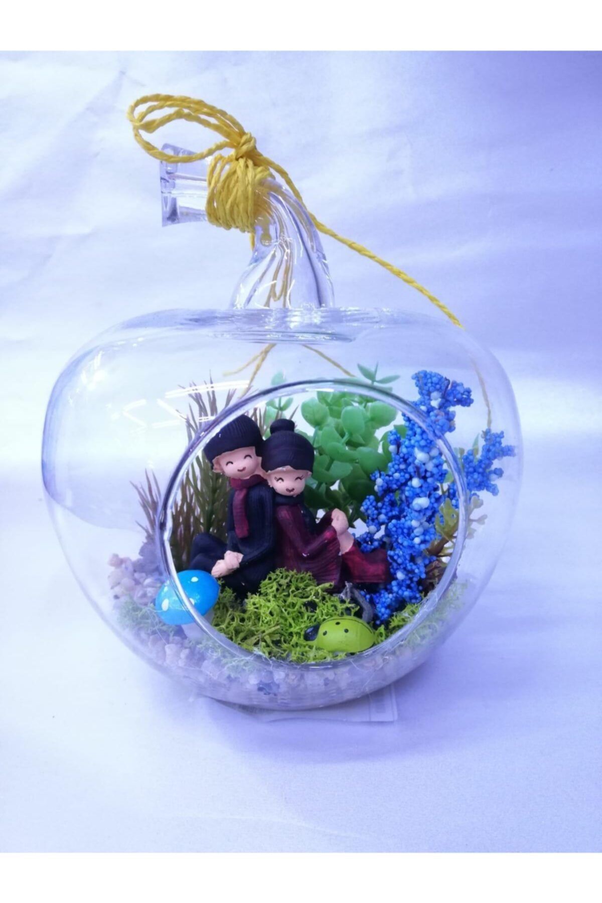 esilay shop Tereryum Elma Şeklinde Küçük Dekoratif